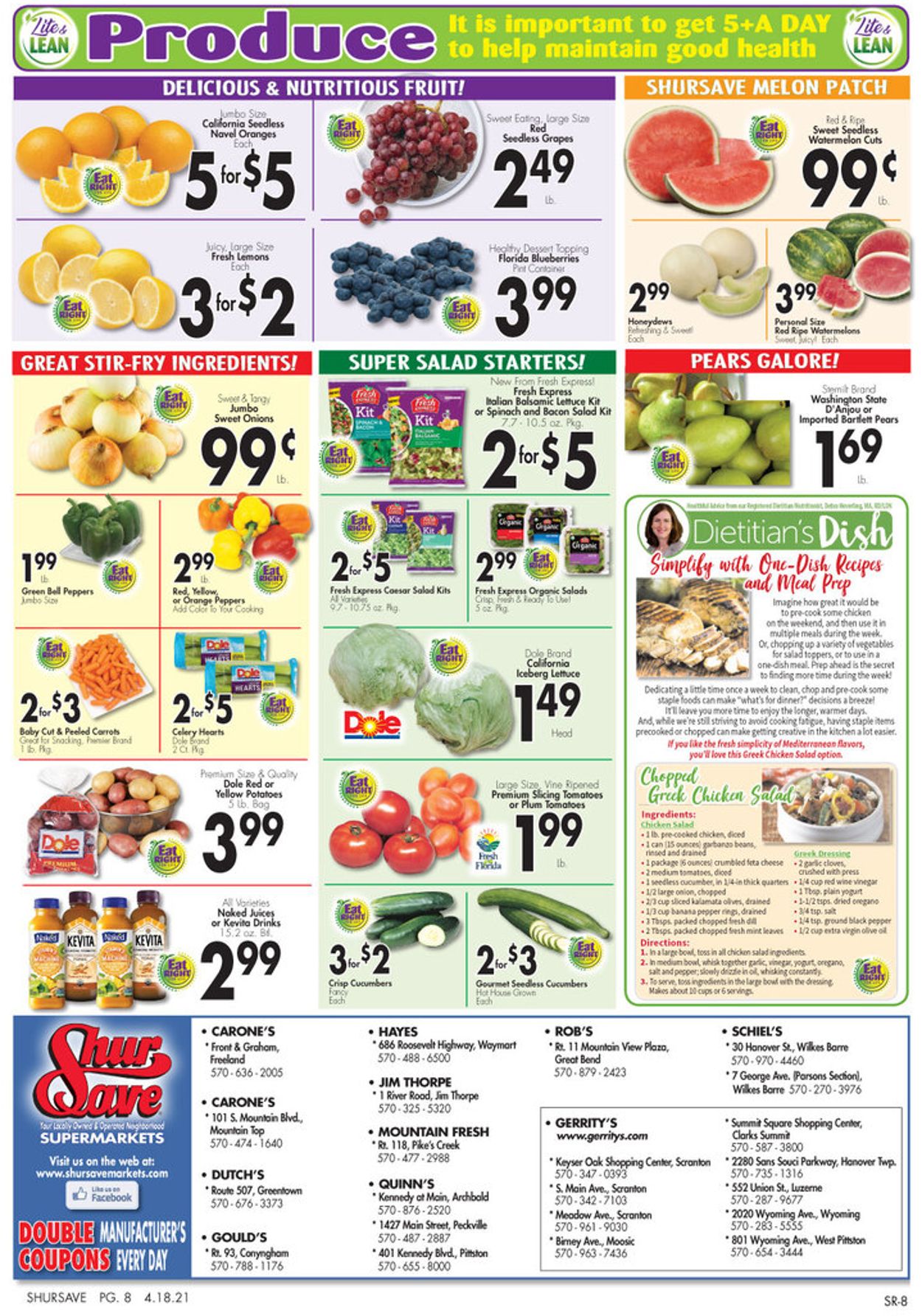 Gerrity's Supermarkets Weekly Ad Circular - valid 04/18-04/24/2021 (Page 14)