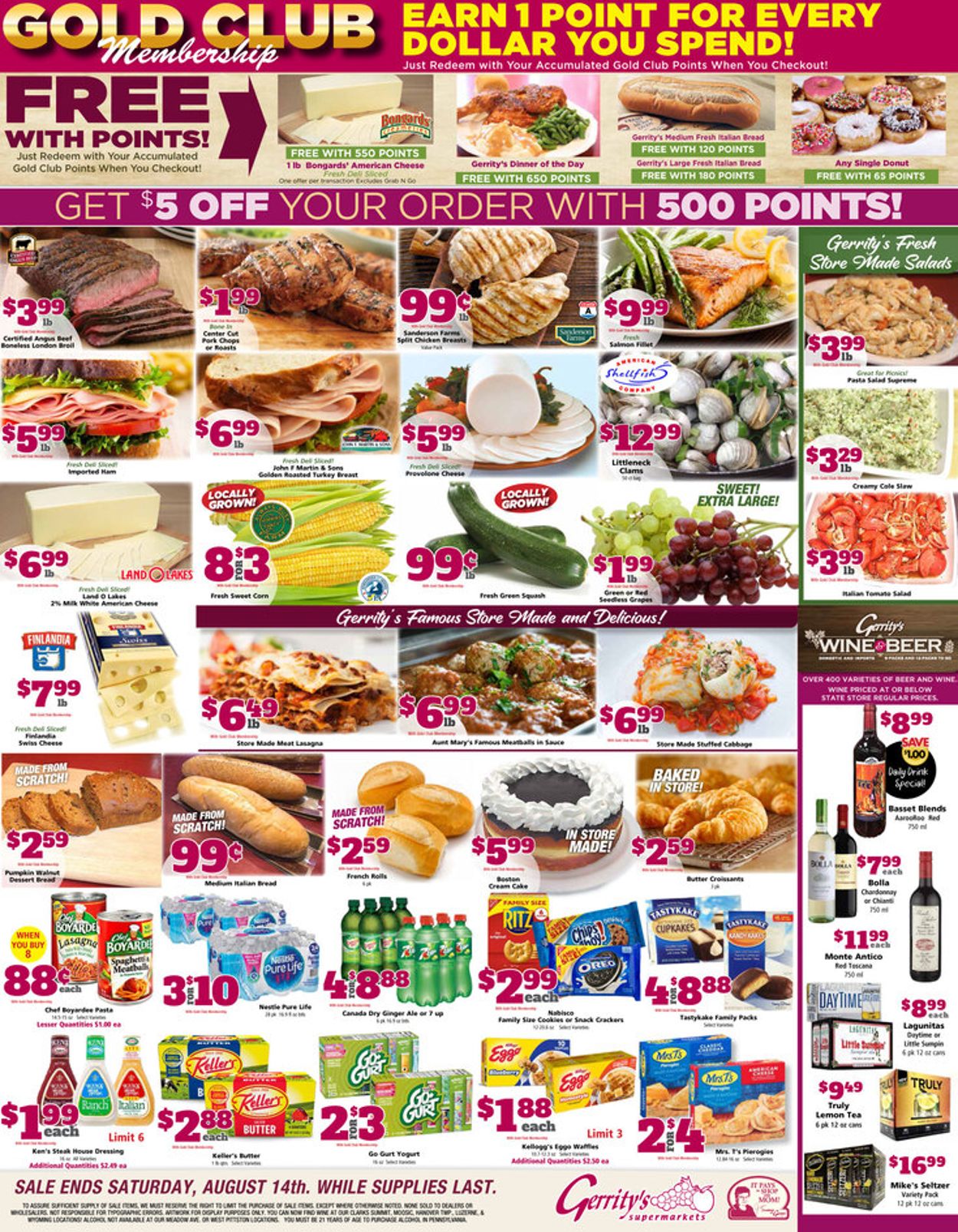 Gerrity's Supermarkets Weekly Ad Circular - valid 08/08-08/14/2021