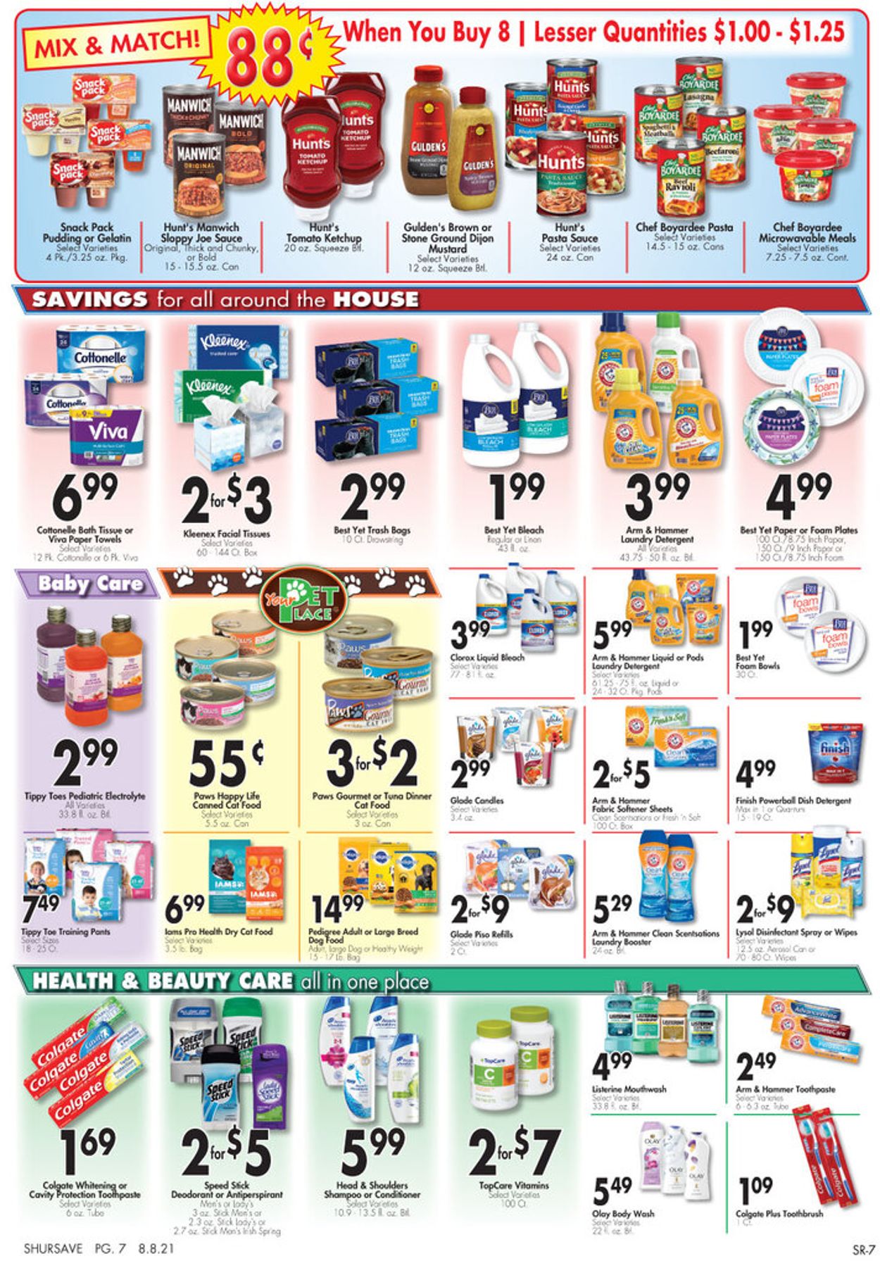 Gerrity's Supermarkets Weekly Ad Circular - valid 08/08-08/14/2021 (Page 8)