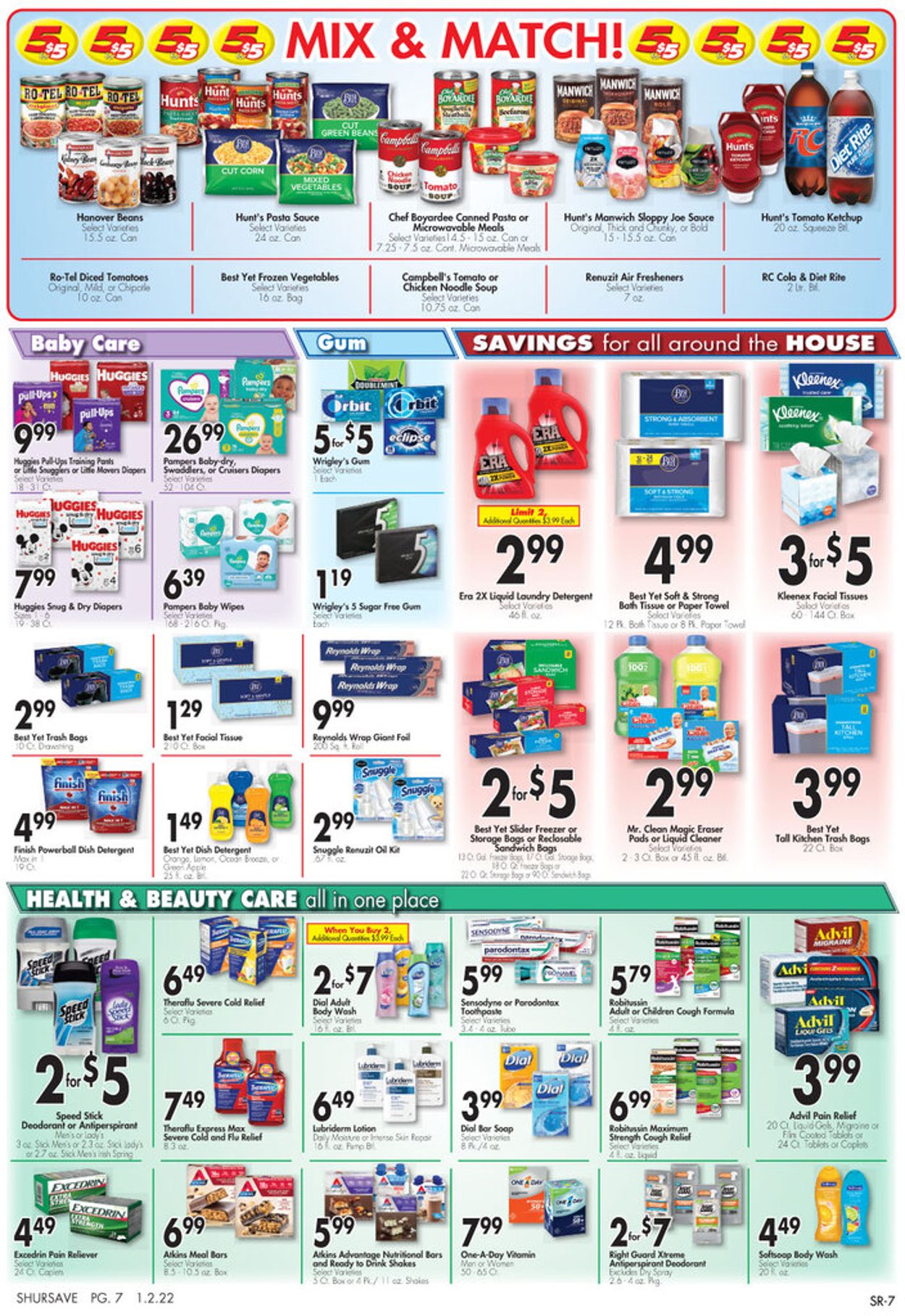 Gerrity's Supermarkets Weekly Ad Circular - valid 01/02-01/08/2022 (Page 7)