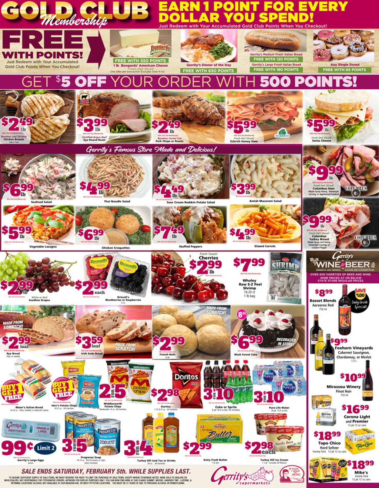 Gerrity's Supermarkets Weekly Ad Circular - valid 01/30-02/05/2022