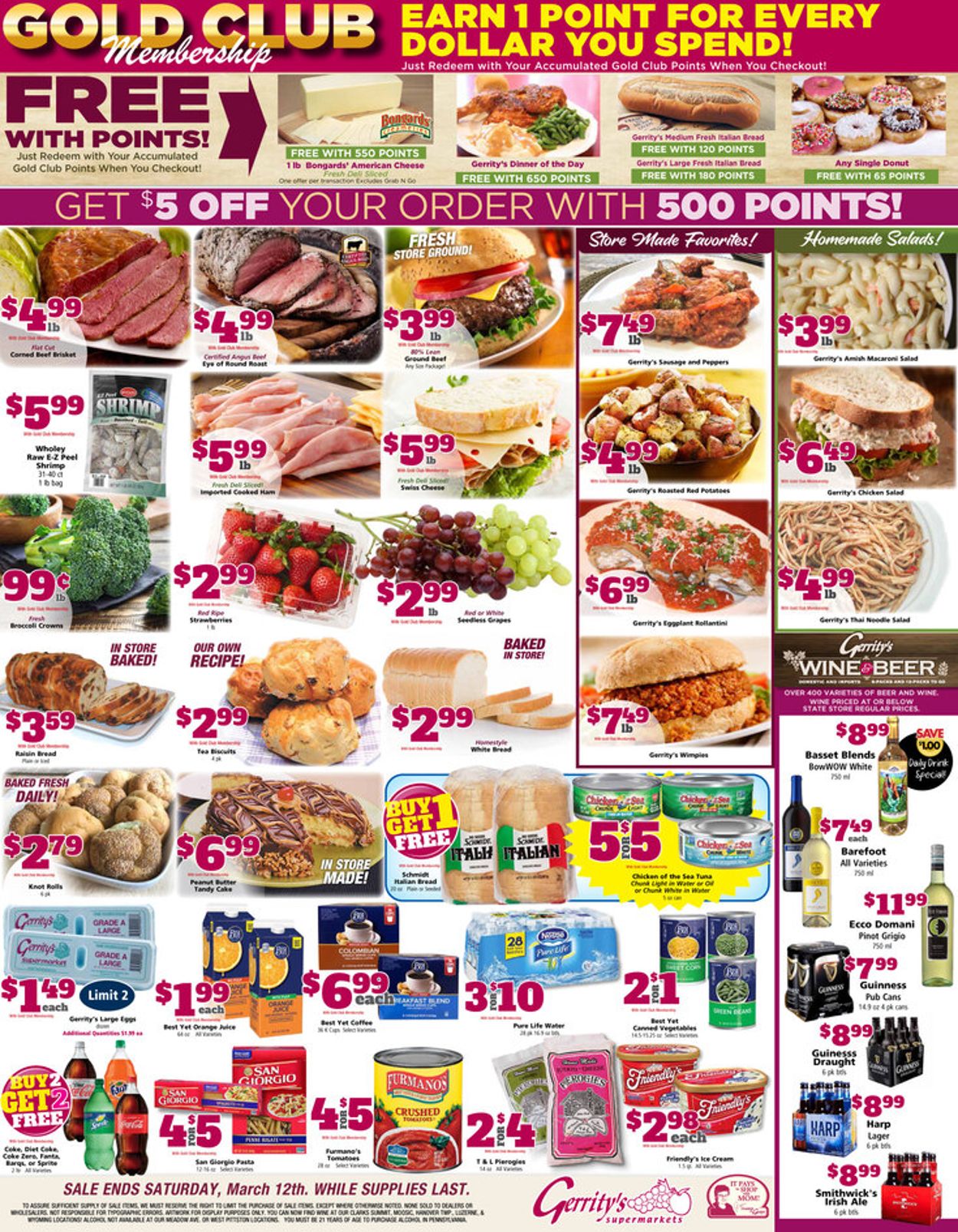 Gerrity's Supermarkets Weekly Ad Circular - valid 03/06-03/12/2022