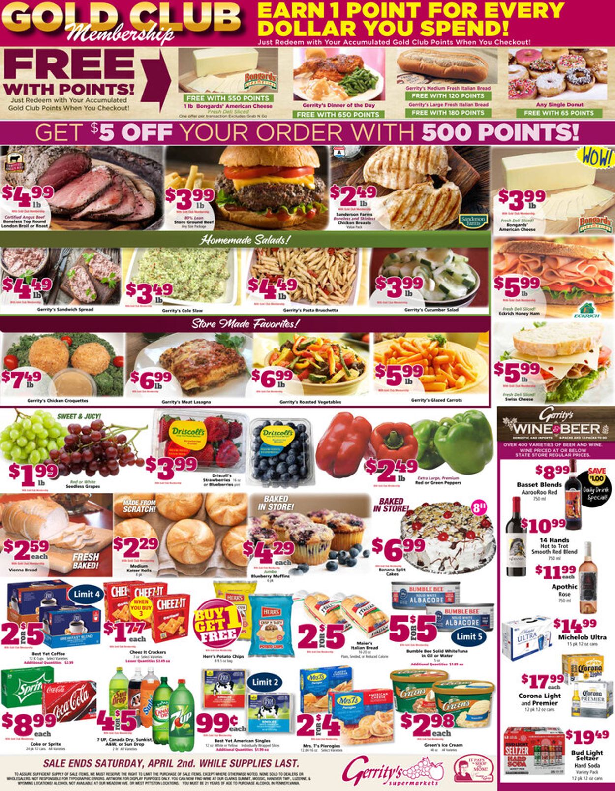 Gerrity's Supermarkets Weekly Ad Circular - valid 03/27-04/02/2022