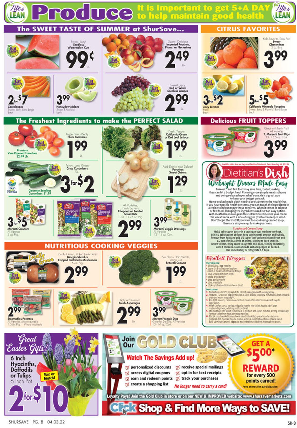 Gerrity's Supermarkets Weekly Ad Circular - valid 04/03-04/09/2022 (Page 9)
