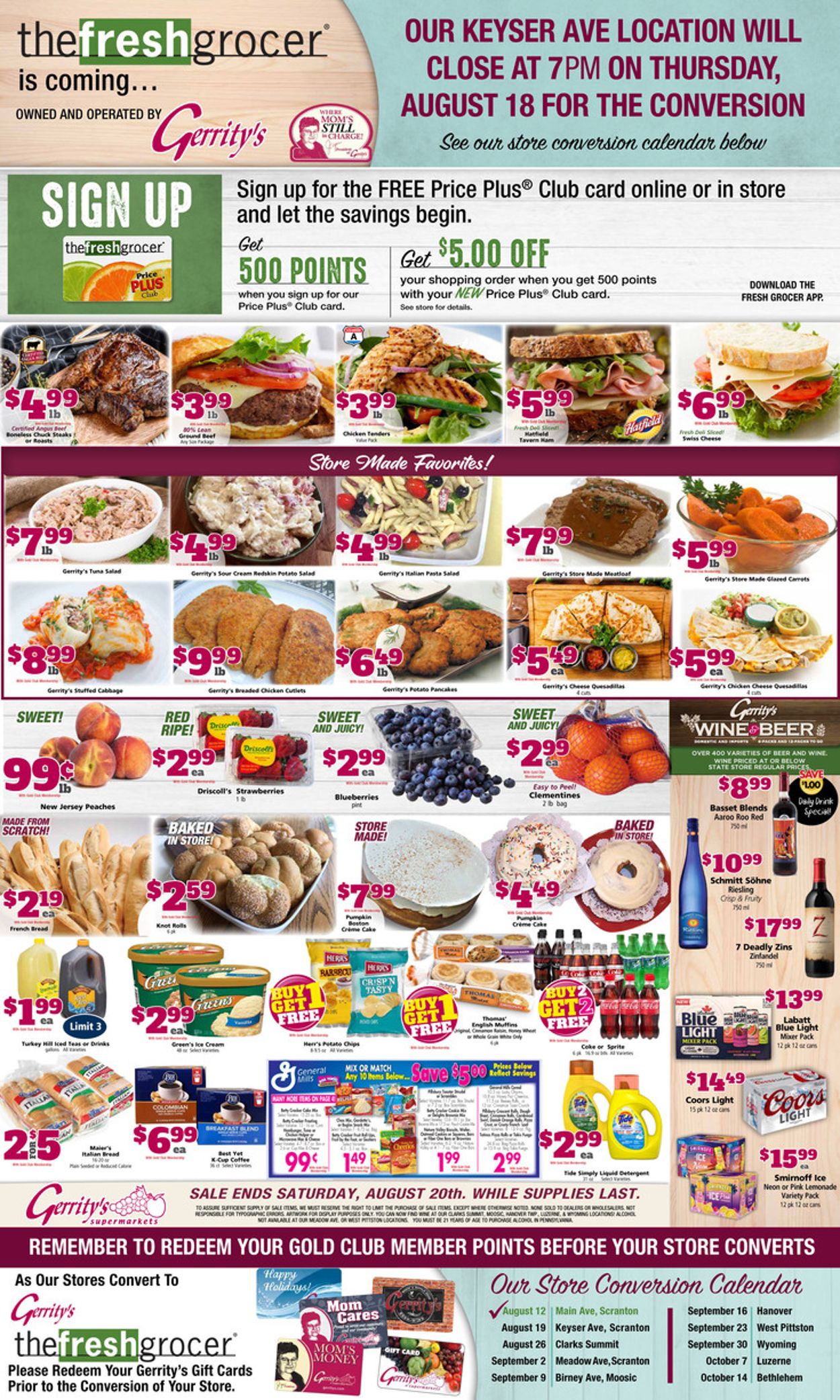 Gerrity's Supermarkets Weekly Ad Circular - valid 08/14-08/20/2022