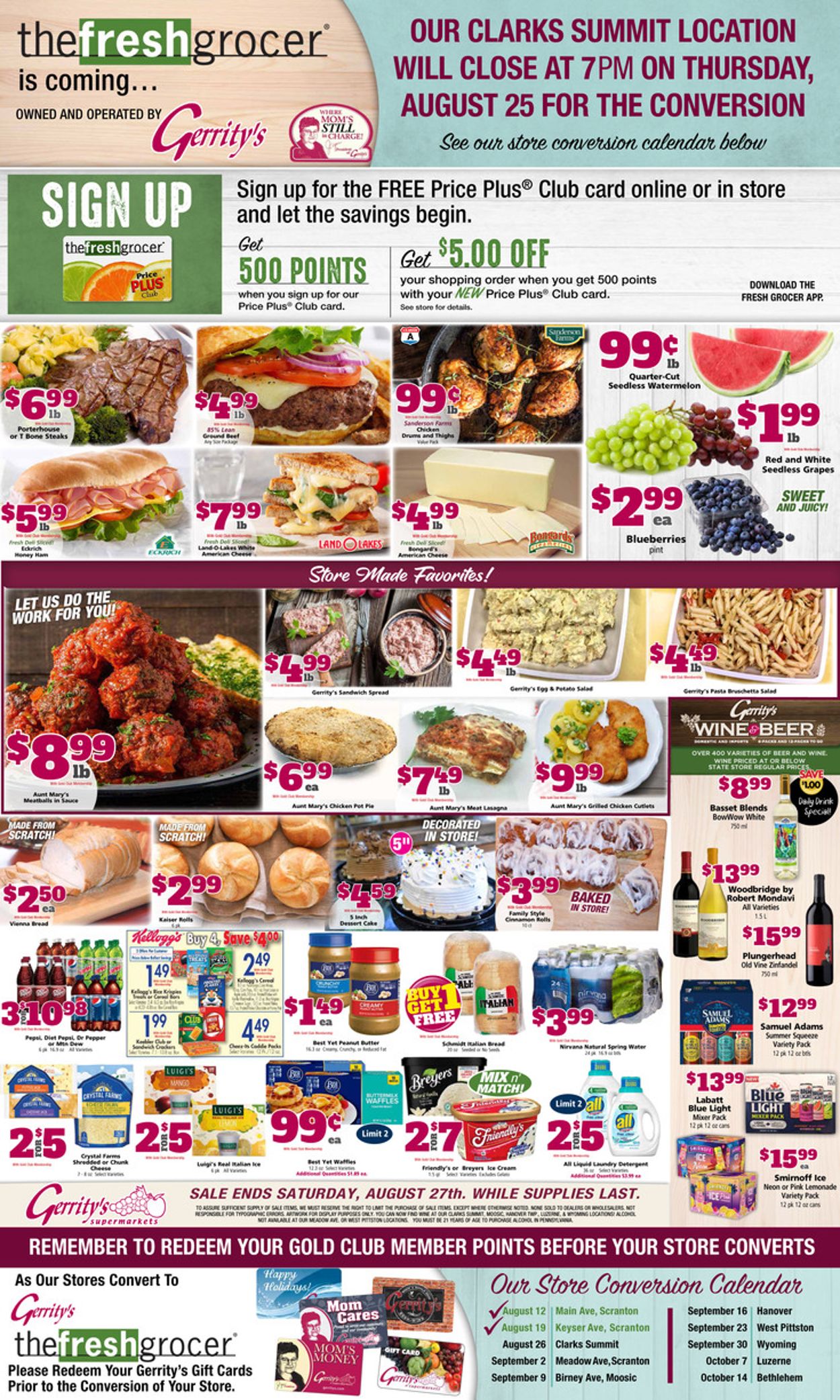 Gerrity's Supermarkets Weekly Ad Circular - valid 08/21-08/27/2022