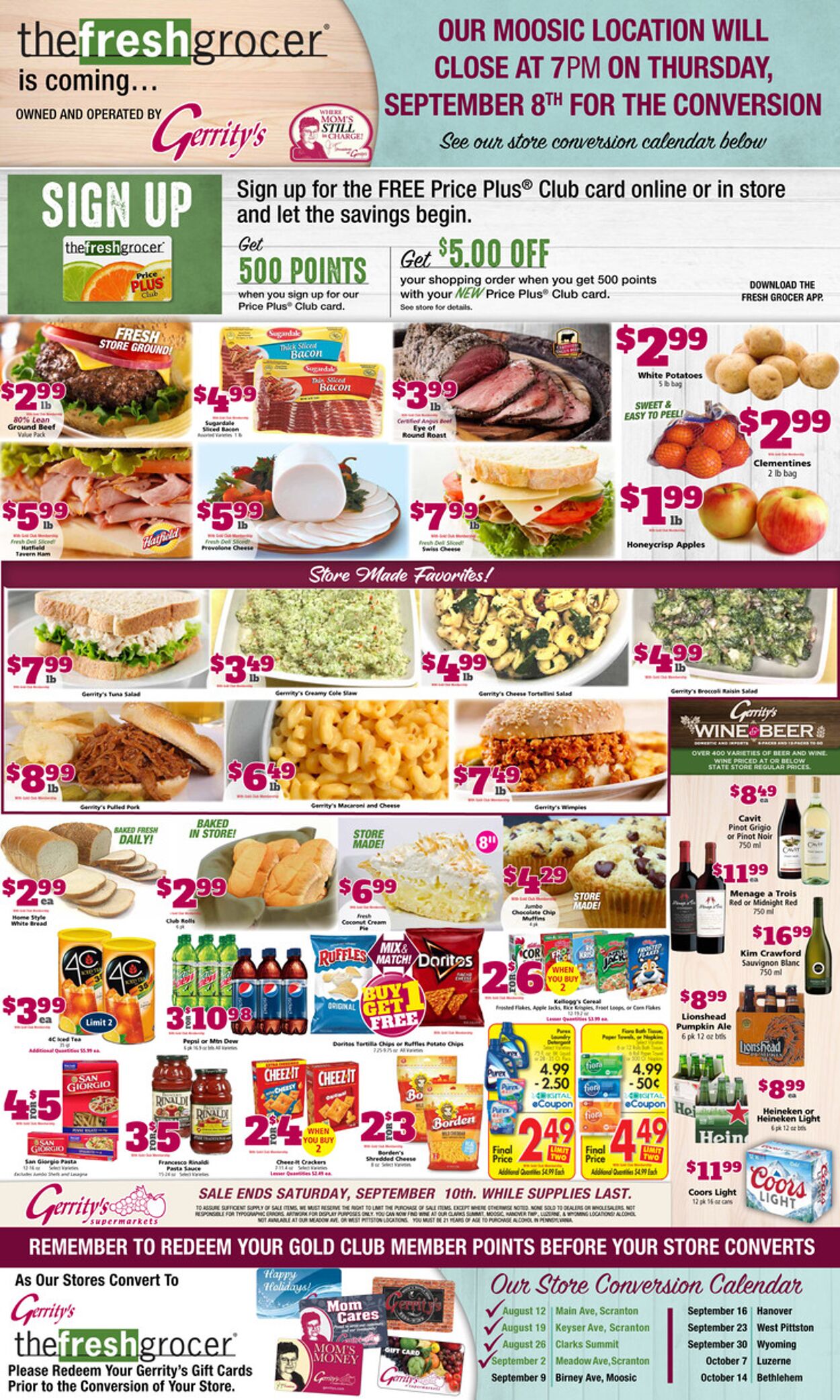 Gerrity's Supermarkets Weekly Ad Circular - valid 09/04-09/10/2022
