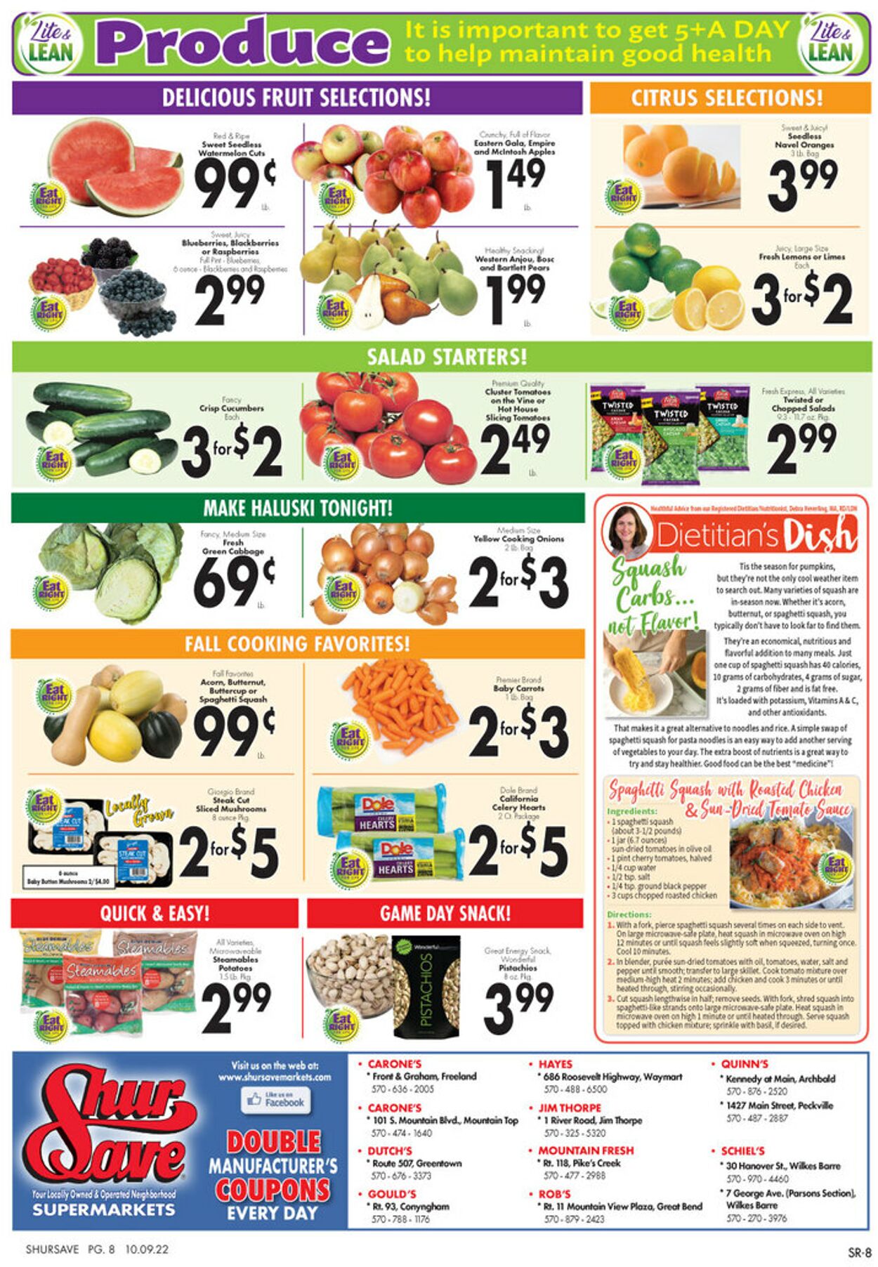 Gerrity's Supermarkets Weekly Ad Circular - valid 10/09-10/15/2022 (Page 9)