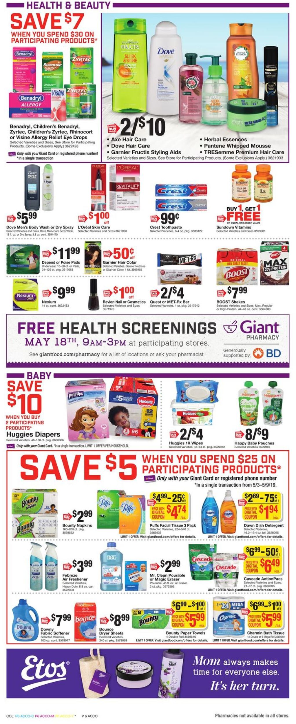 Giant Food Weekly Ad Circular - valid 05/03-05/09/2019 (Page 10)