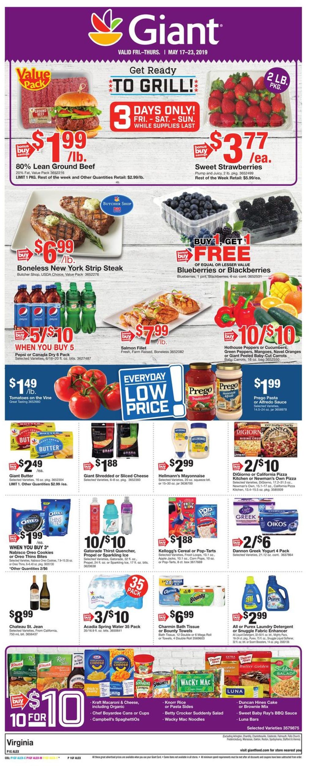 Giant Food Weekly Ad Circular - valid 05/17-05/23/2019