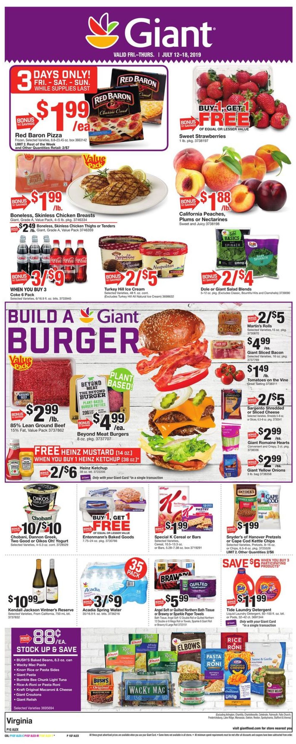 Giant Food Weekly Ad Circular - valid 07/12-07/18/2019