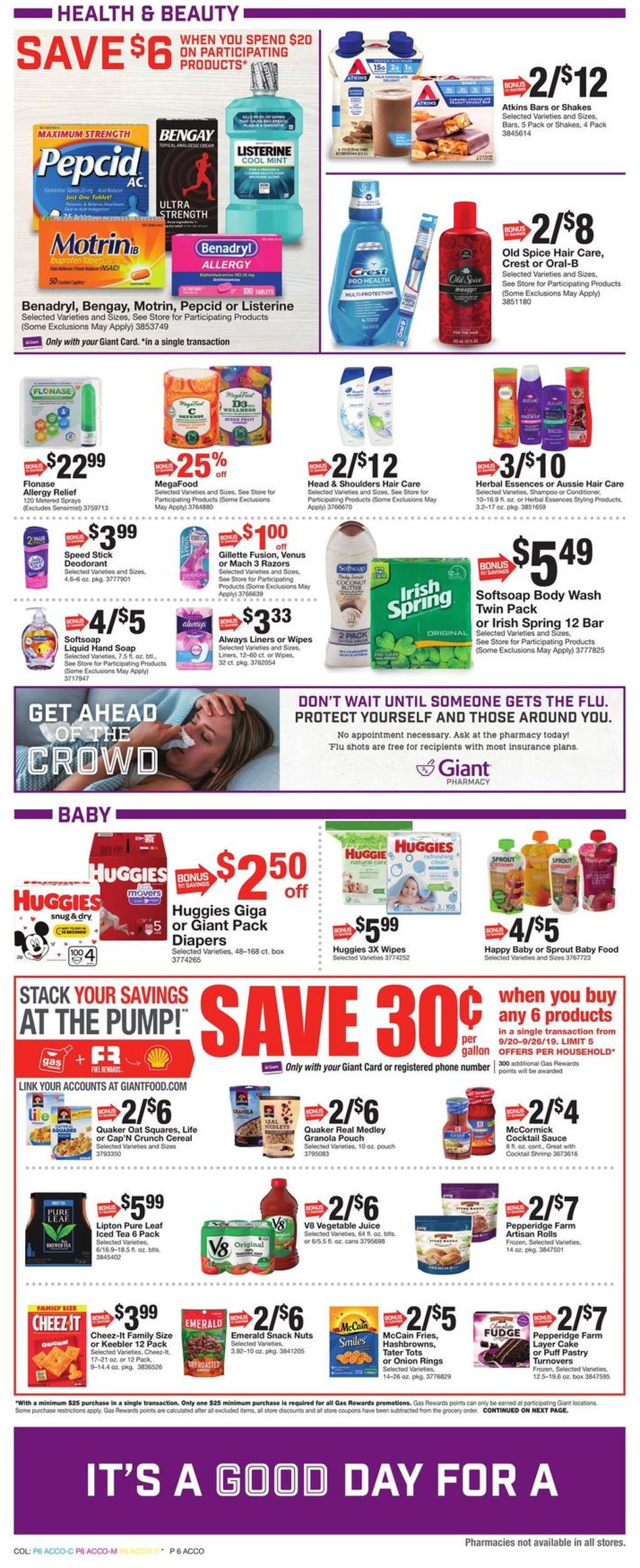Giant Food Weekly Ad Circular - valid 09/20-09/26/2019 (Page 10)