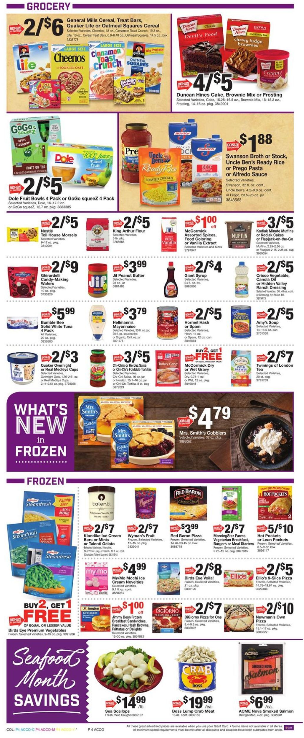 Giant Food Weekly Ad Circular - valid 10/18-10/24/2019 (Page 8)
