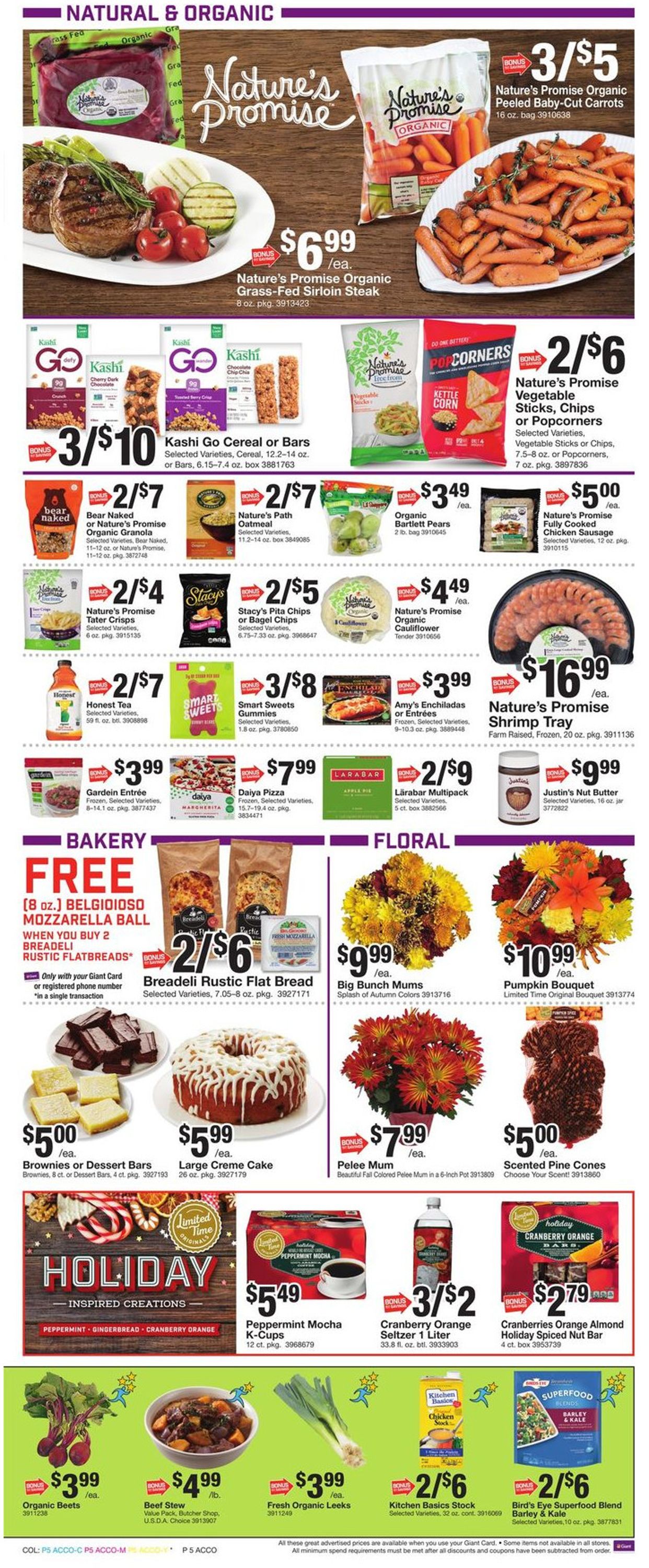 Giant Food Weekly Ad Circular - valid 11/01-11/07/2019 (Page 8)
