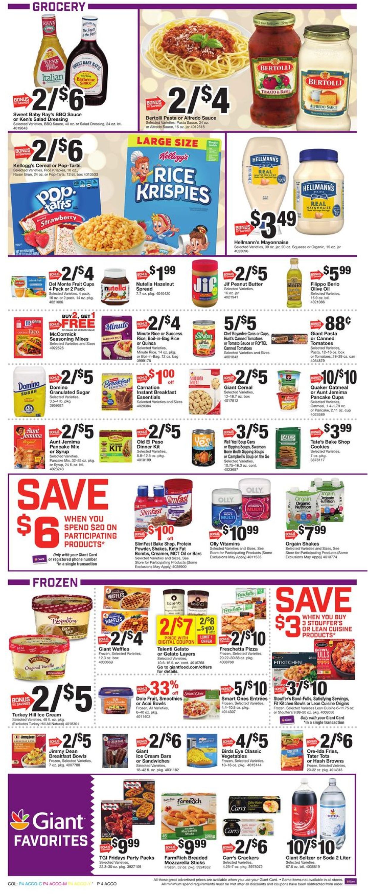 Giant Food - New Year's Ad 2019/2020 Weekly Ad Circular - valid 12/27-01/02/2020 (Page 6)