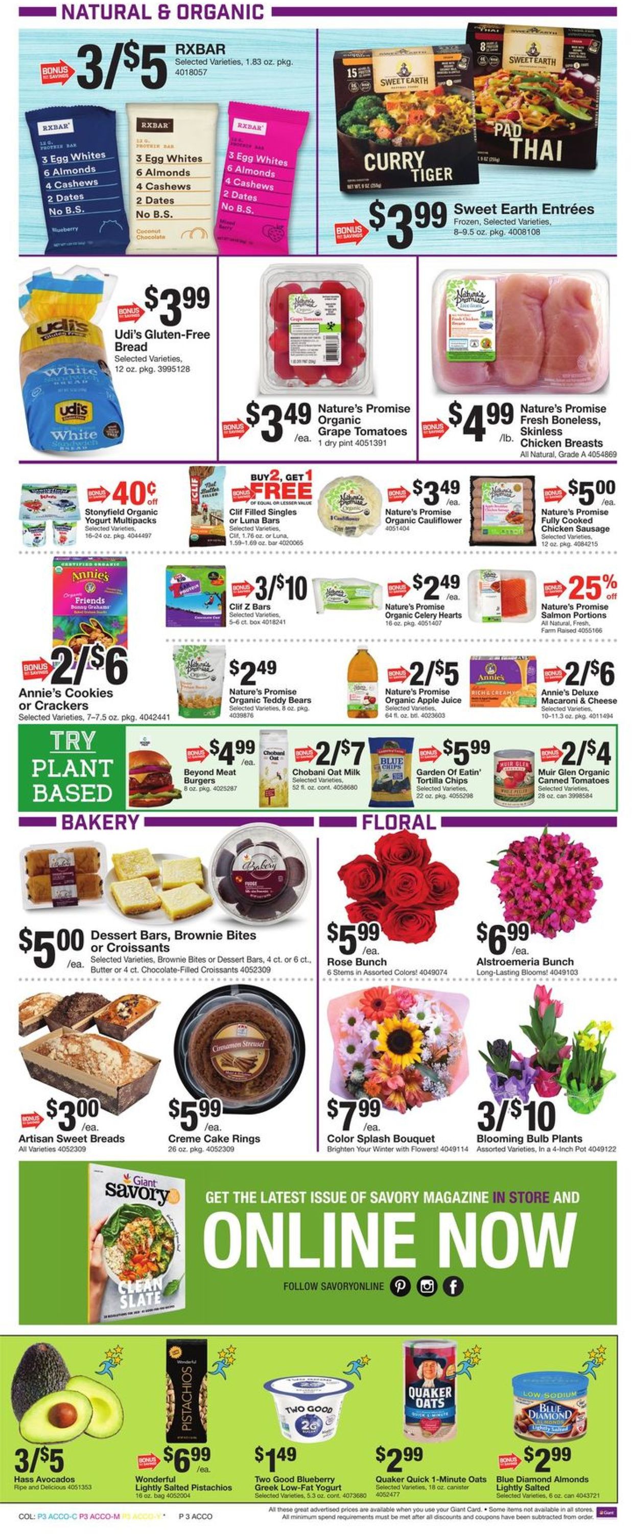 Giant Food Weekly Ad Circular - valid 01/10-01/16/2020 (Page 5)