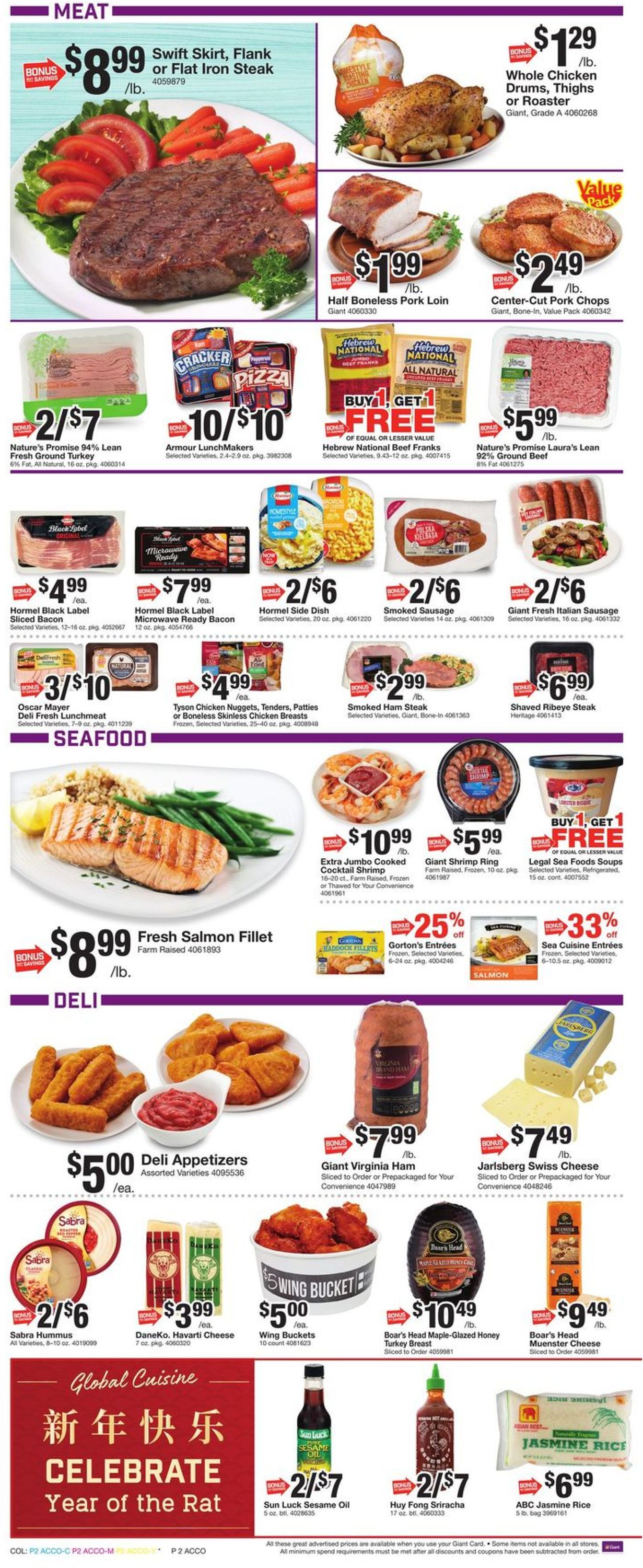 Giant Food Weekly Ad Circular - valid 01/17-01/23/2020 (Page 4)