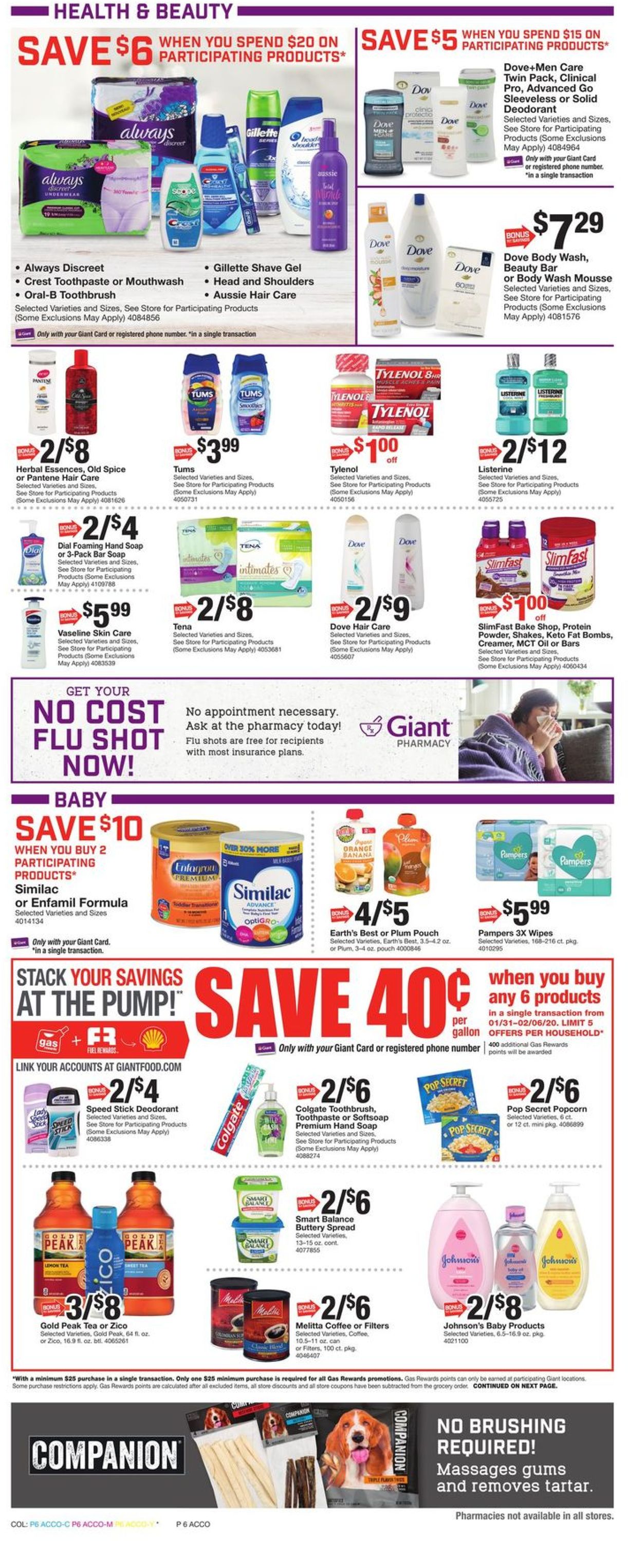 Giant Food Weekly Ad Circular - valid 01/31-02/06/2020 (Page 10)