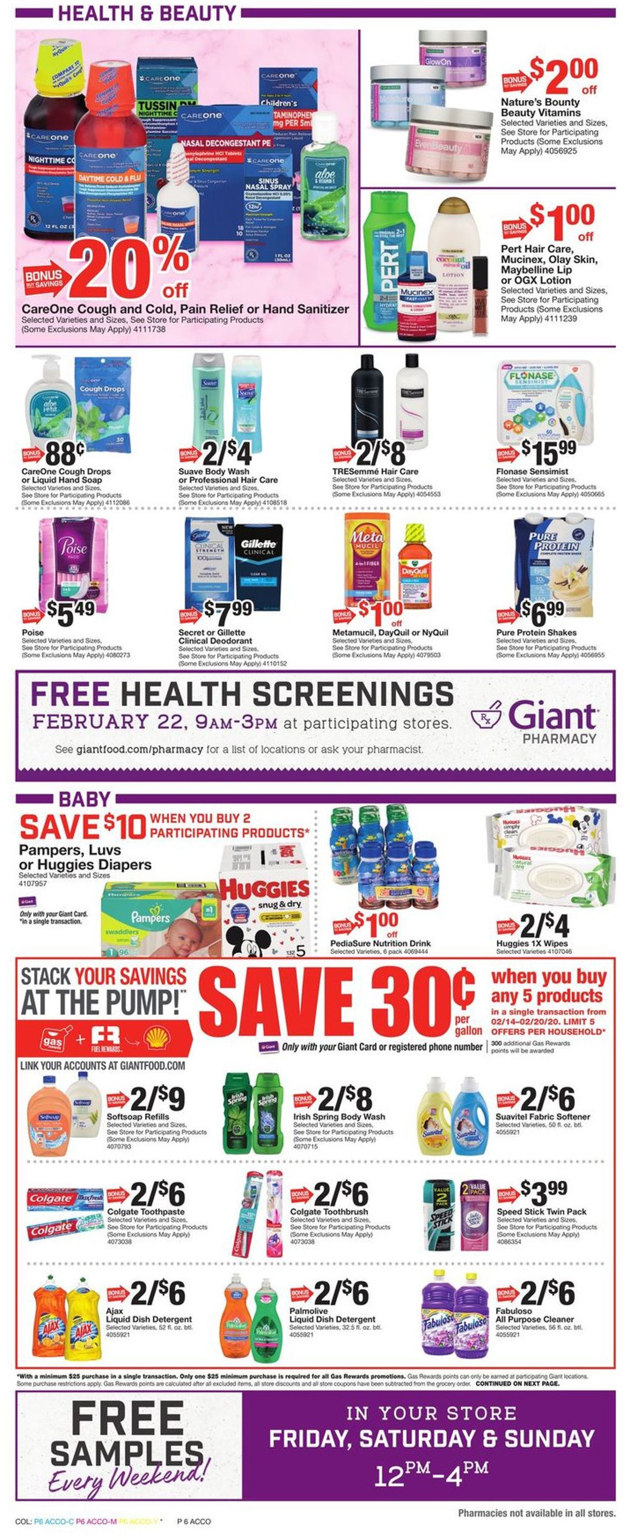 Giant Food Weekly Ad Circular - valid 02/14-02/20/2020 (Page 8)