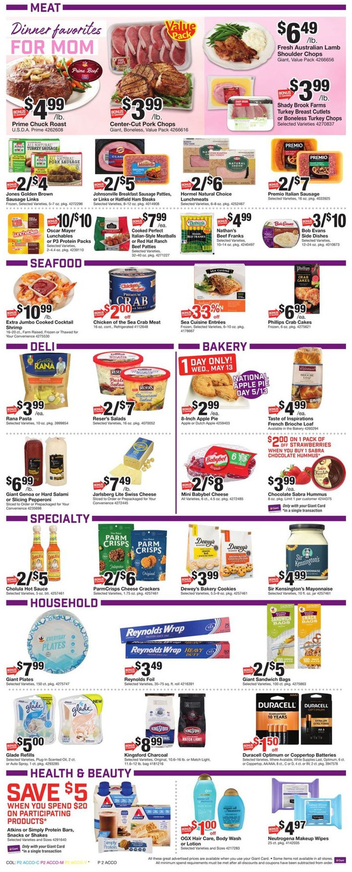 Giant Food Weekly Ad Circular - valid 05/08-05/14/2020 (Page 2)