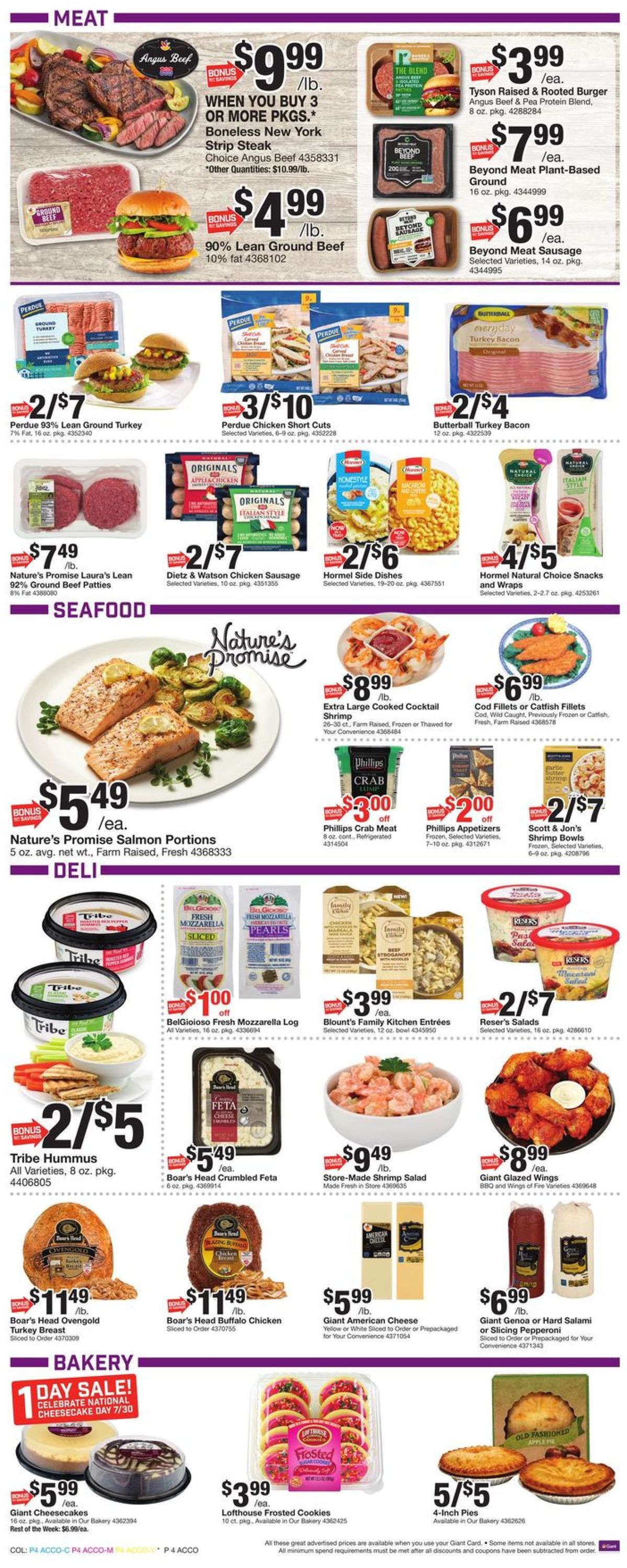 Giant Food Weekly Ad Circular - valid 07/24-07/30/2020 (Page 6)