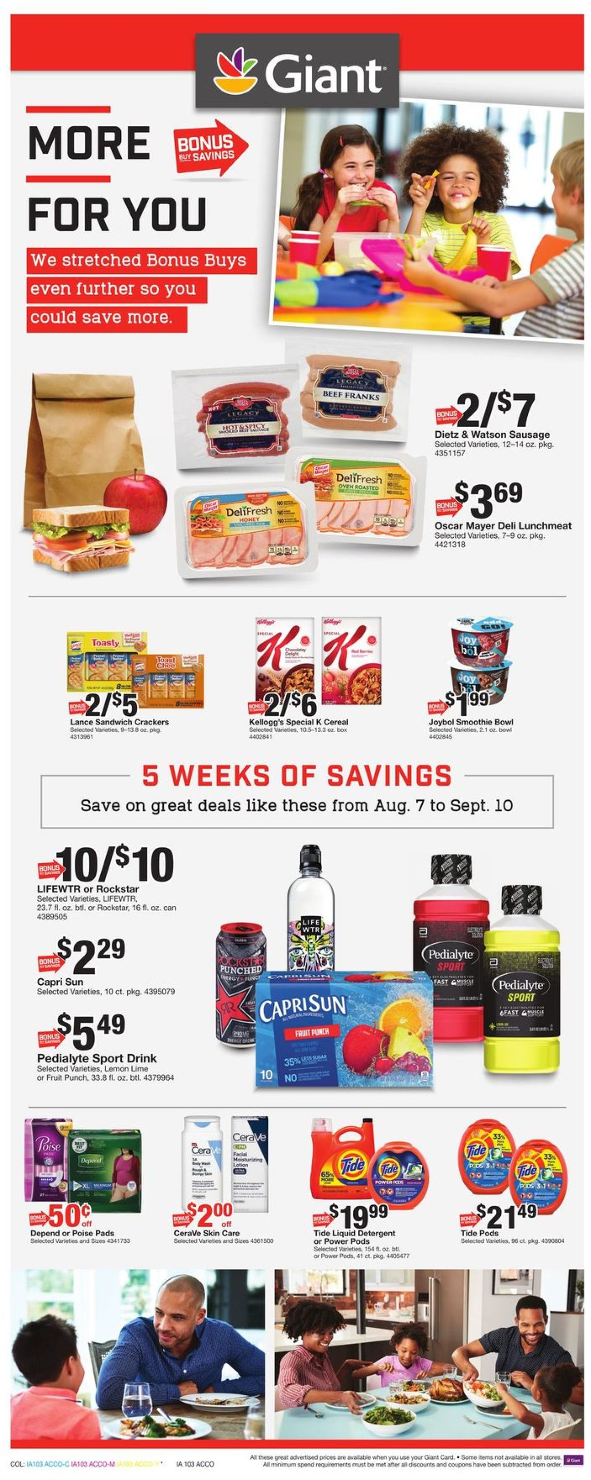 Giant Food Weekly Ad Circular - valid 08/07-08/13/2020 (Page 13)