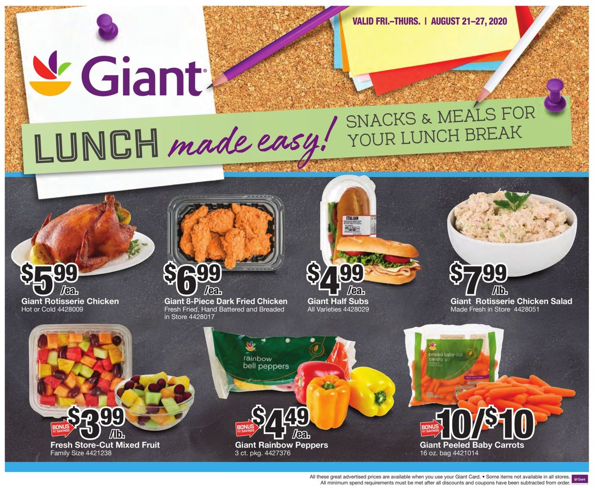 Giant Food Weekly Ad Circular - valid 08/21-08/27/2020 (Page 21)