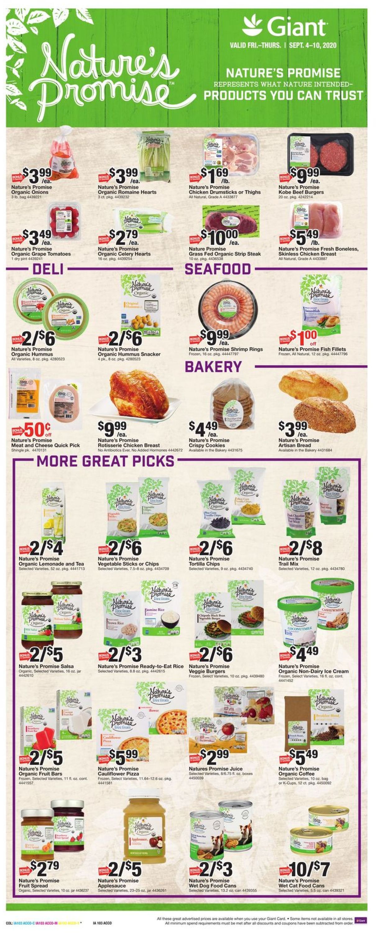 Giant Food Weekly Ad Circular - valid 09/04-09/10/2020 (Page 18)