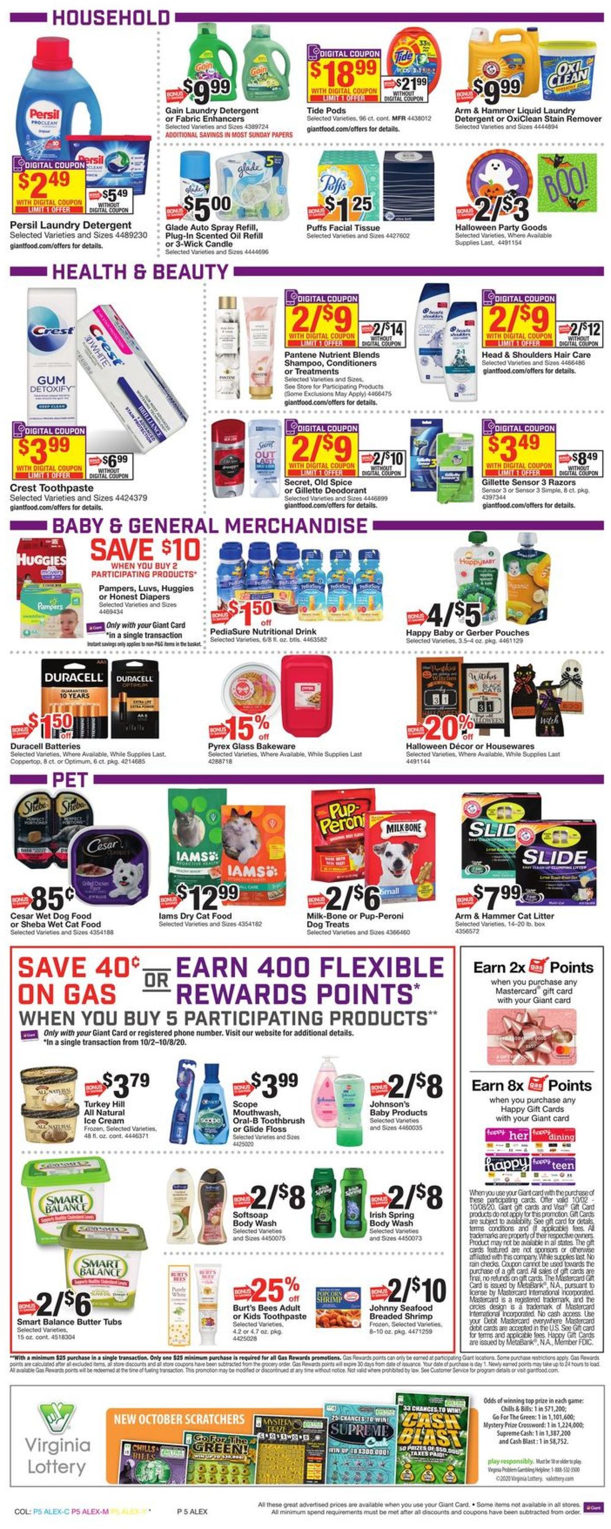 Giant Food Weekly Ad Circular - valid 10/02-10/08/2020 (Page 7)
