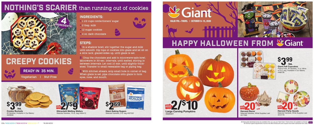 Giant Food Weekly Ad Circular - valid 10/09-10/15/2020 (Page 19)
