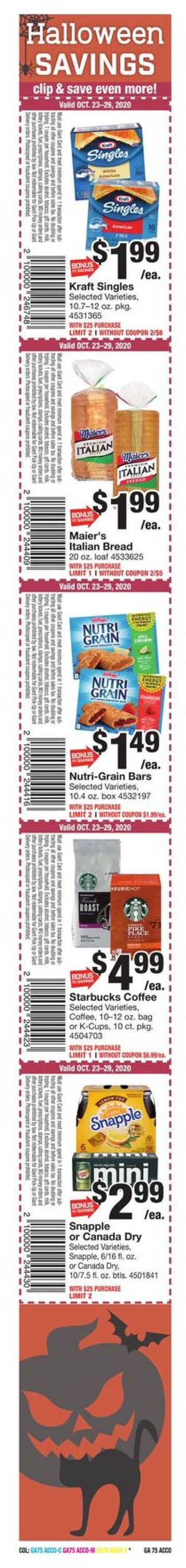Giant Food Weekly Ad Circular - valid 10/23-10/29/2020 (Page 11)