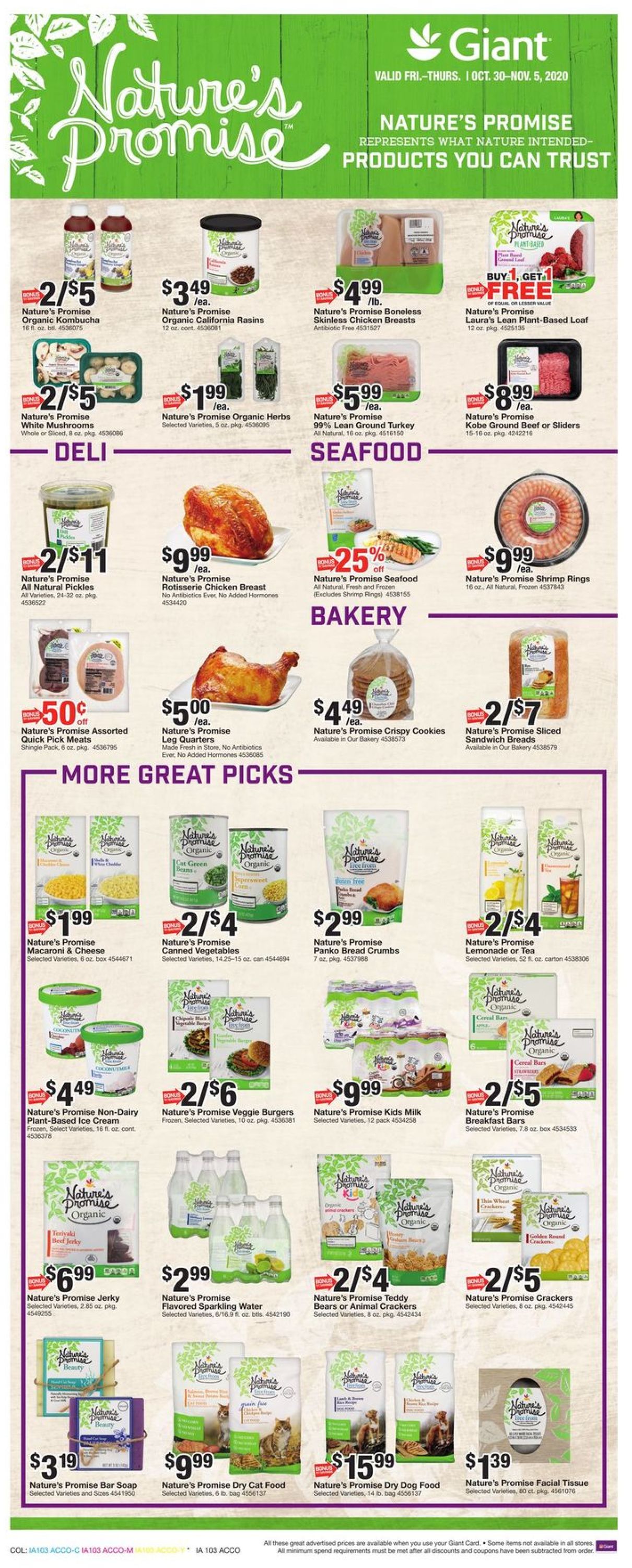 Giant Food Weekly Ad Circular - valid 10/30-11/05/2020 (Page 13)