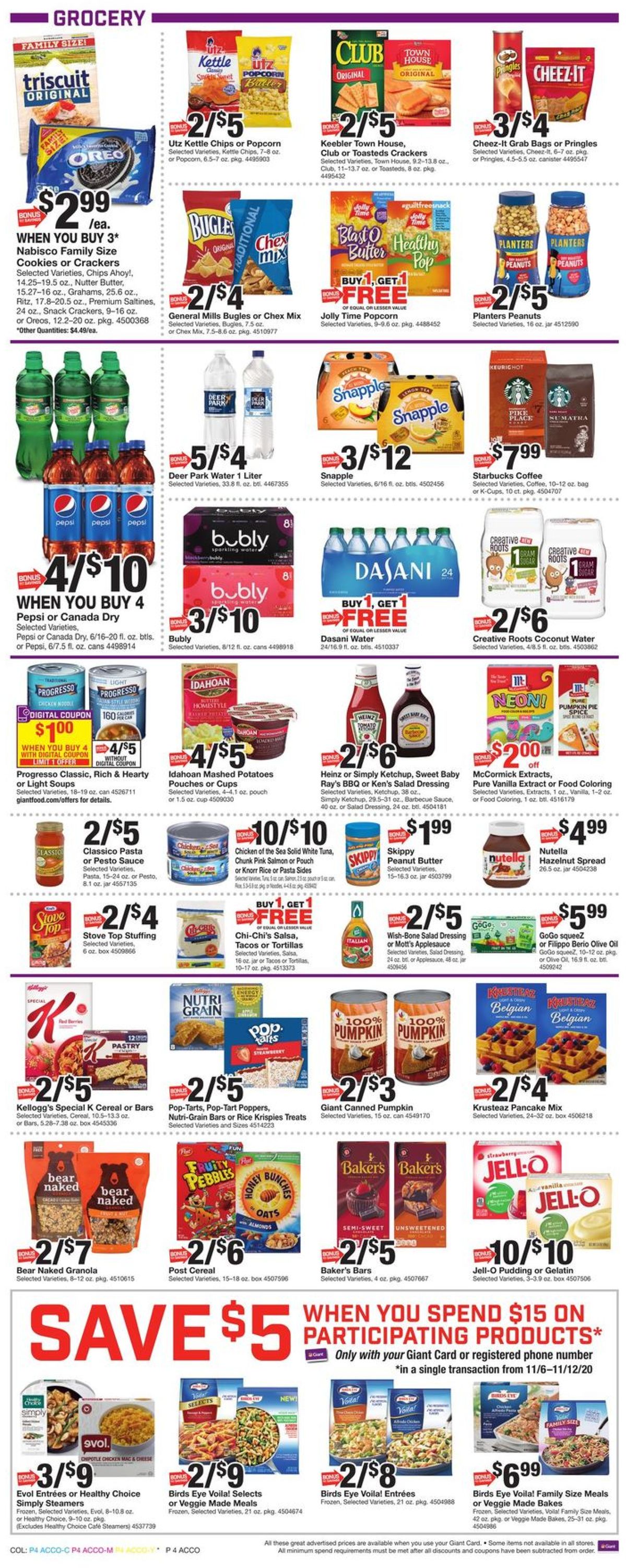 Giant Food Weekly Ad Circular - valid 11/06-11/12/2020 (Page 9)