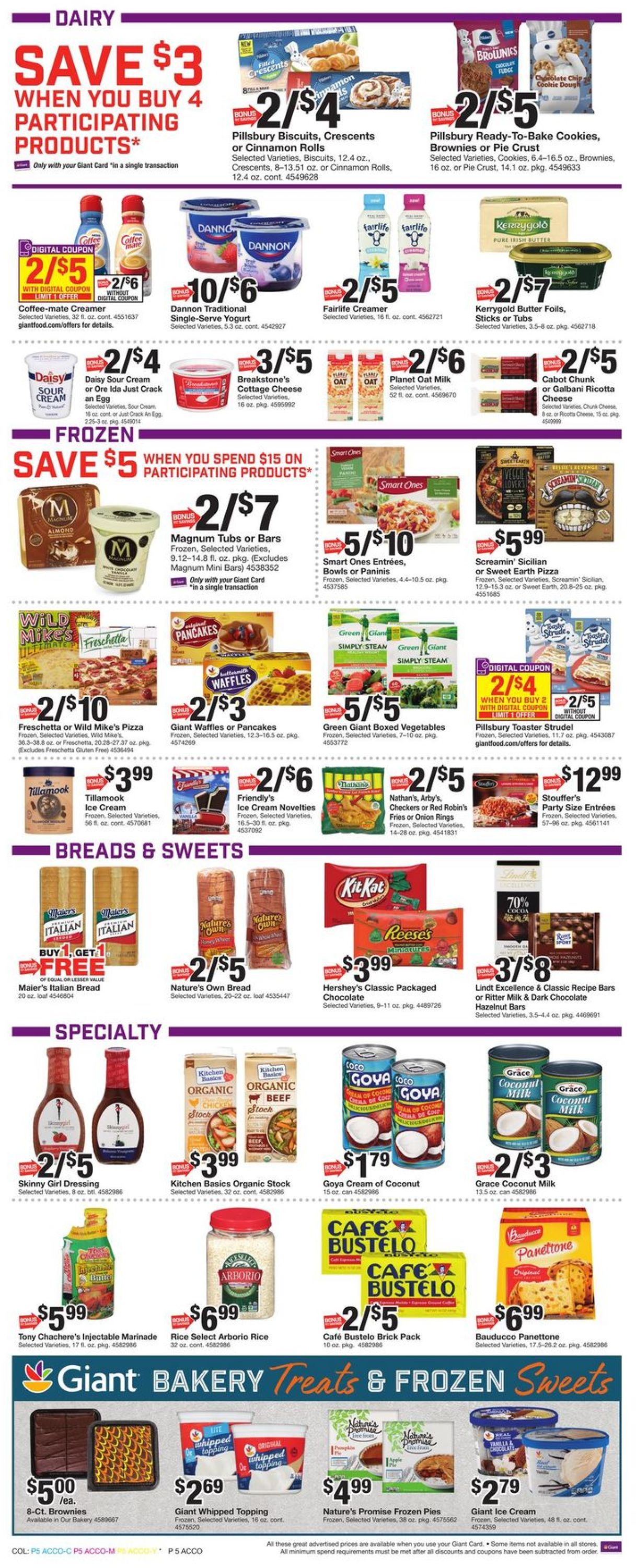 Giant Food Thanksgiving 2020 Weekly Ad Circular - valid 11/20-11/26/2020 (Page 9)