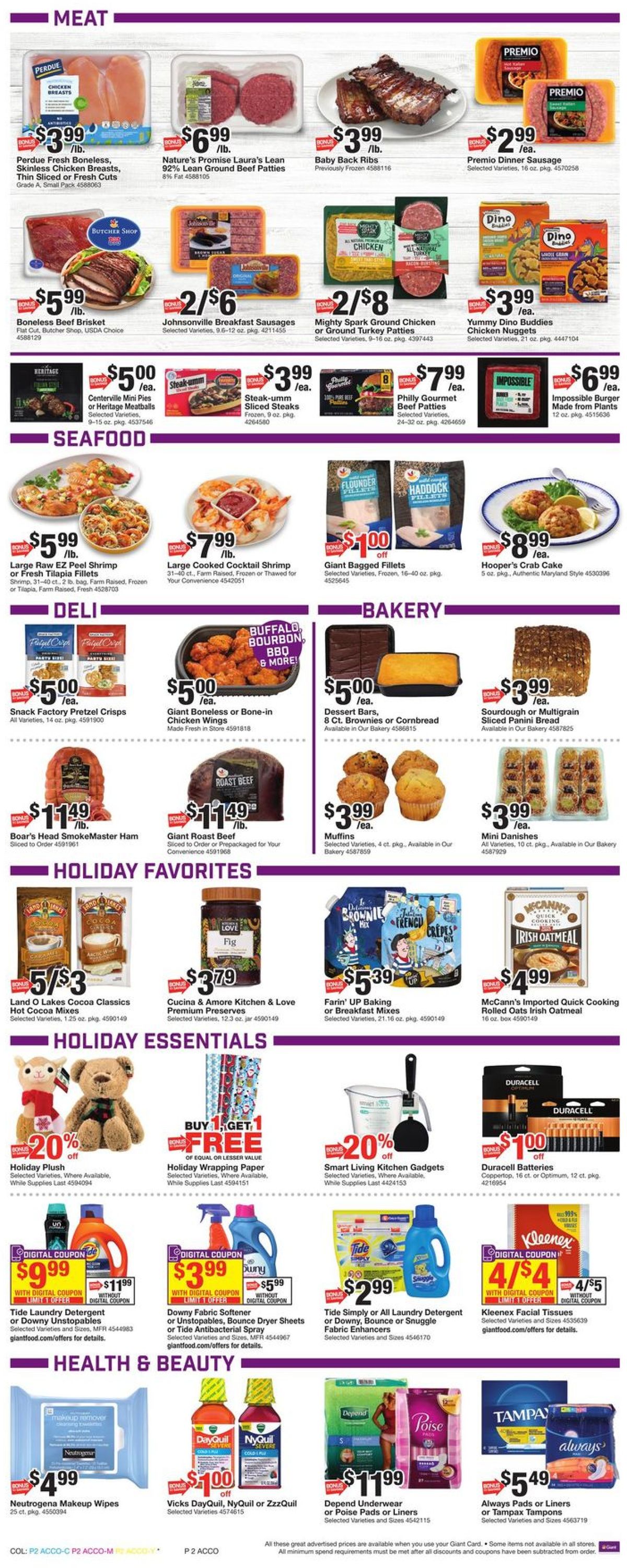 Giant Food Weekly Ad Circular - valid 11/27-12/03/2020 (Page 5)
