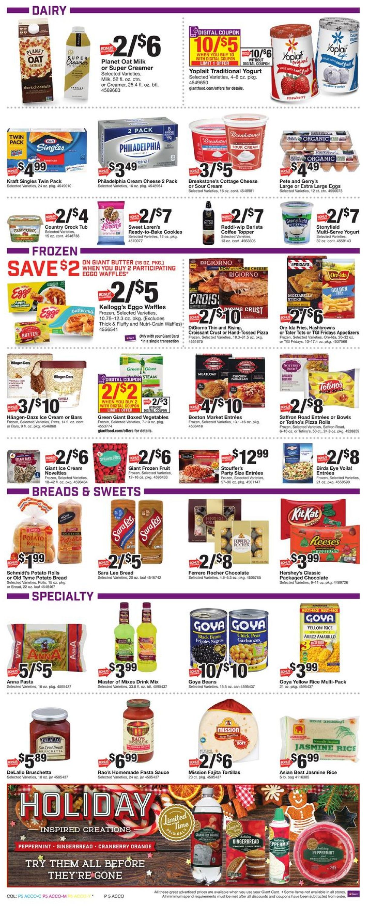 Giant Food Weekly Ad Circular - valid 12/04-12/10/2020 (Page 9)