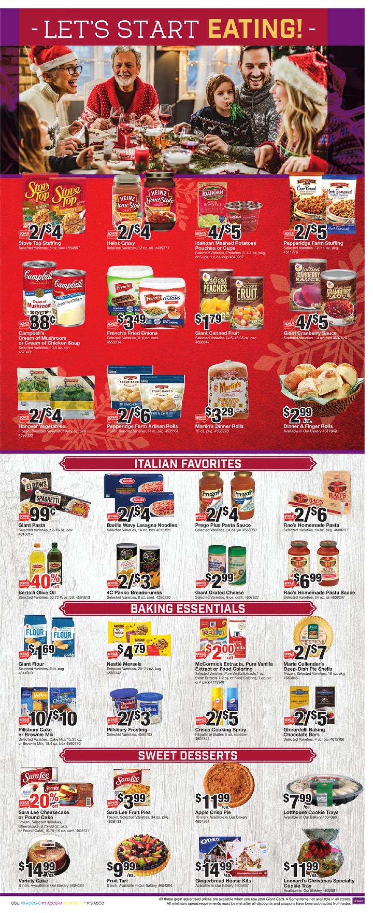 Giant Food Weekly Ad Circular - valid 12/11-12/17/2020 (Page 6)
