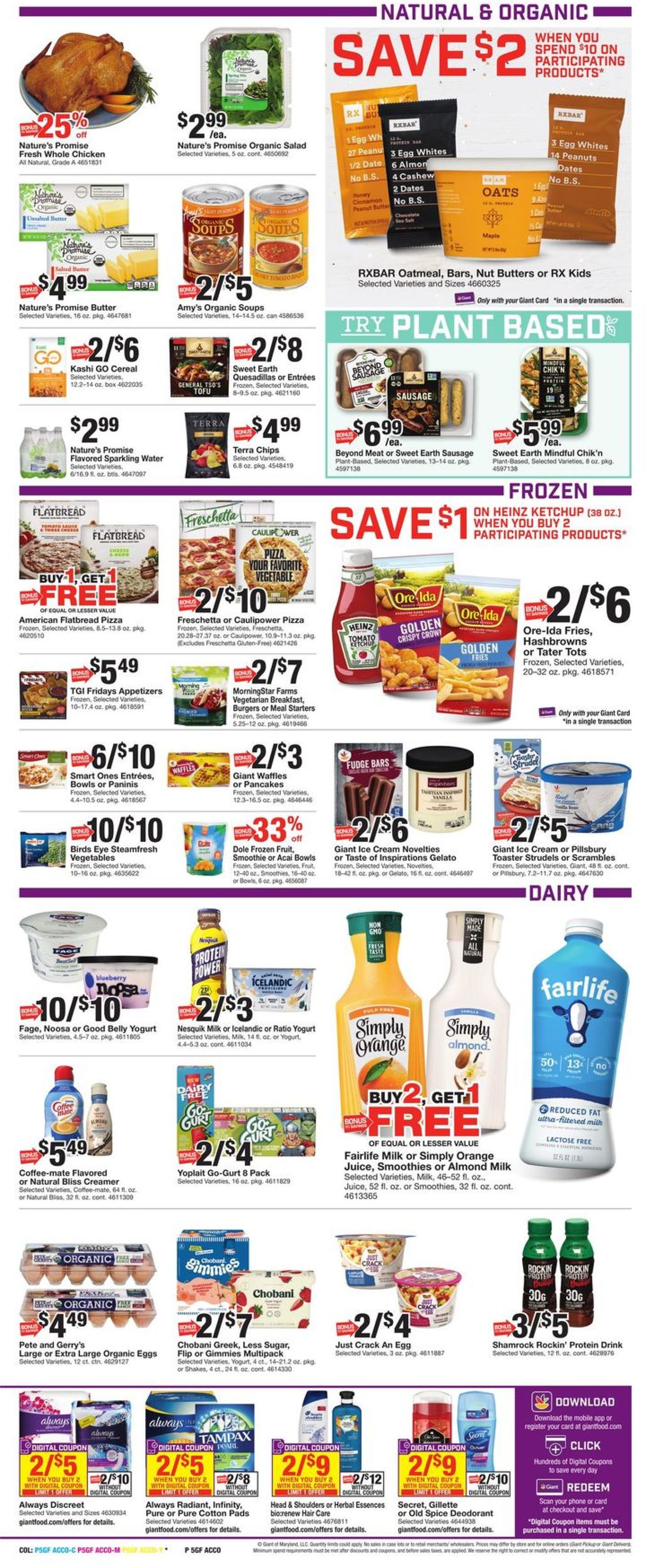 Giant Food Weekly Ad Circular - valid 01/02-01/07/2021 (Page 9)