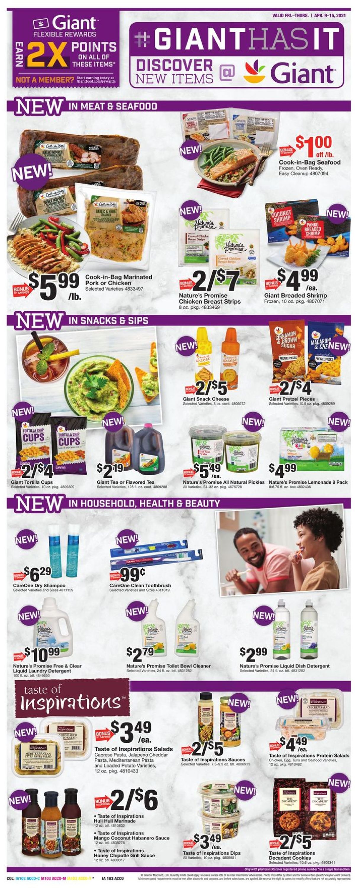Giant Food Weekly Ad Circular - valid 04/09-04/15/2021 (Page 13)