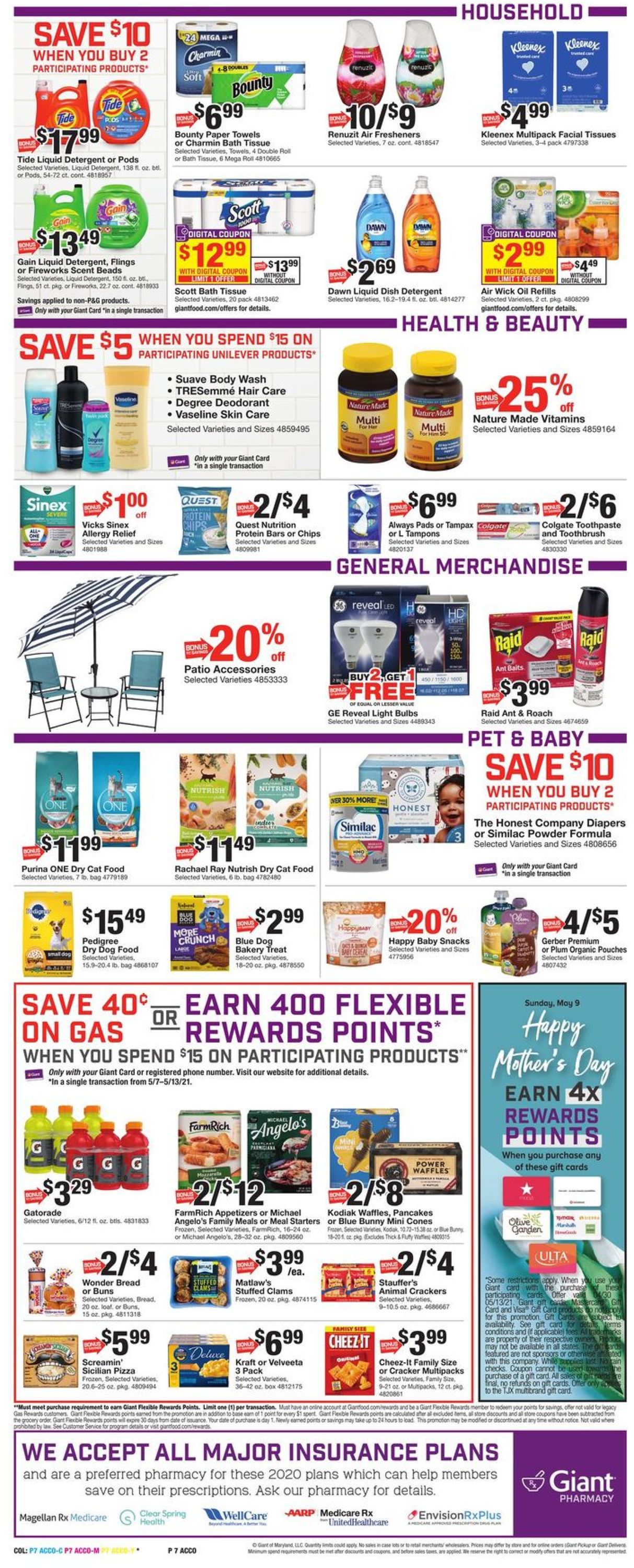 Giant Food Weekly Ad Circular - valid 05/07-05/13/2021 (Page 11)