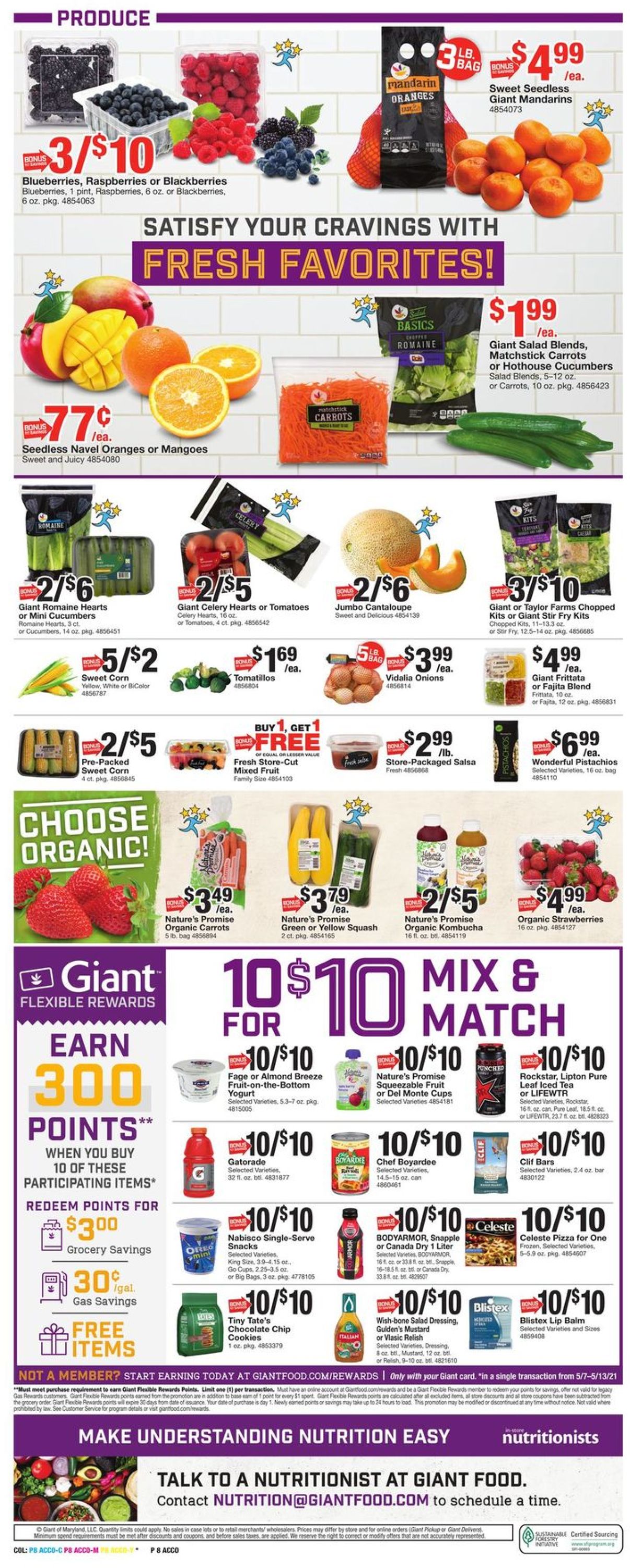 Giant Food Weekly Ad Circular - valid 05/07-05/13/2021 (Page 13)