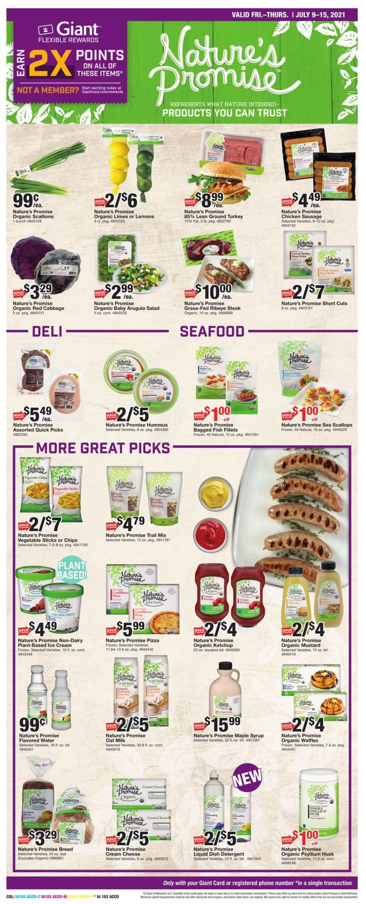 Giant Food Weekly Ad Circular - valid 07/09-07/15/2021 (Page 13)
