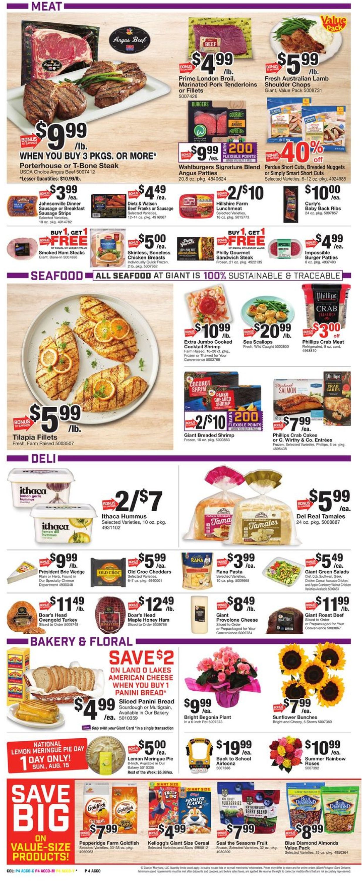 Giant Food Weekly Ad Circular - valid 08/13-08/19/2021 (Page 6)
