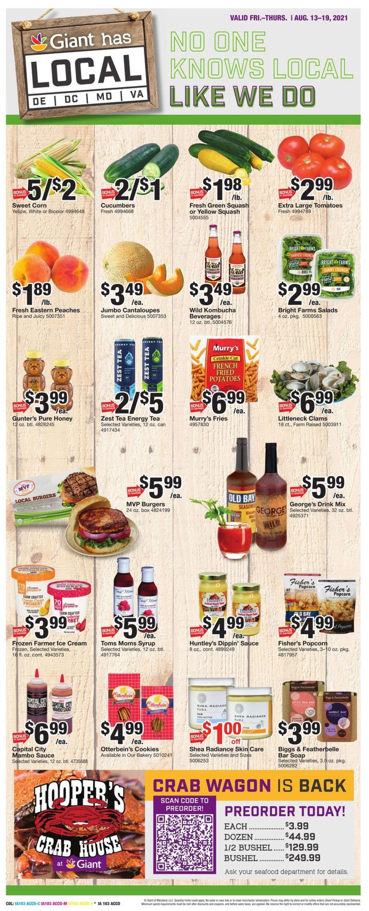 Giant Food Weekly Ad Circular - valid 08/13-08/19/2021 (Page 16)