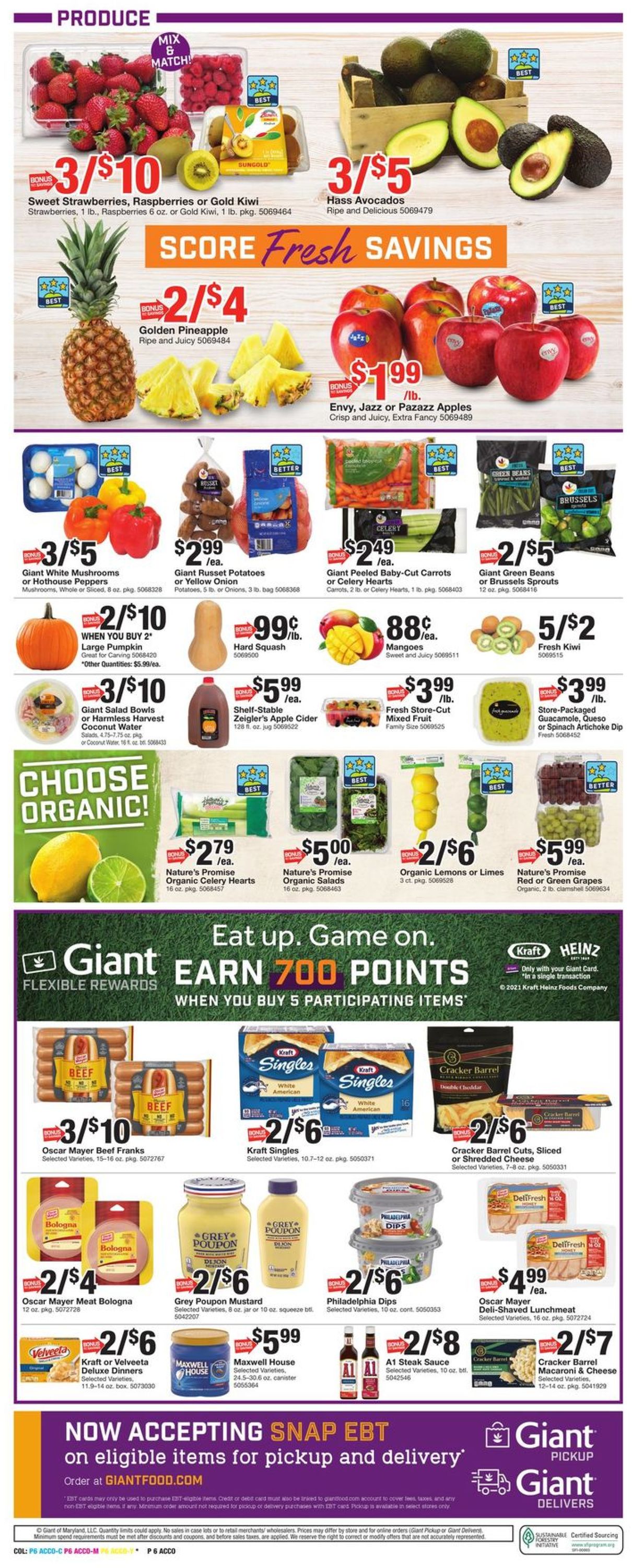 Giant Food Weekly Ad Circular - valid 10/01-10/07/2021 (Page 8)
