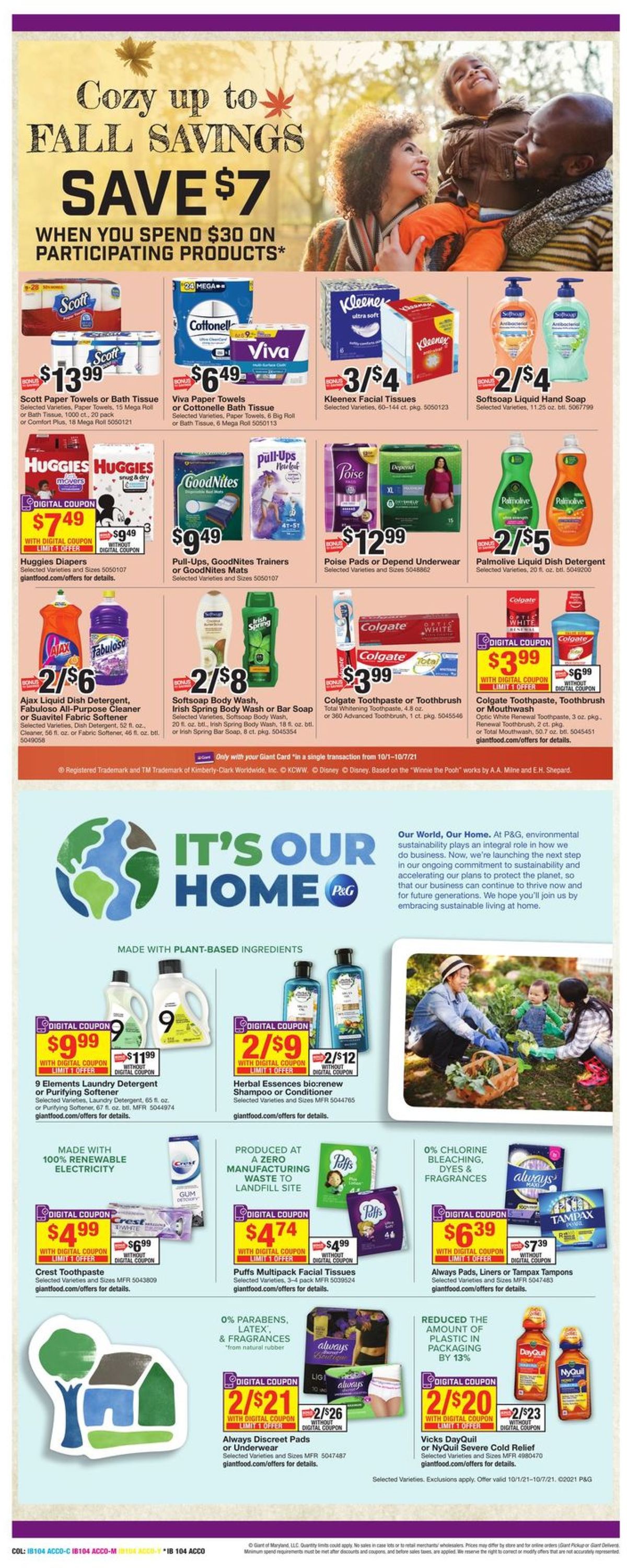 Giant Food Weekly Ad Circular - valid 10/01-10/07/2021 (Page 14)