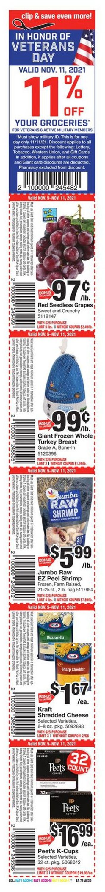 Giant Food Weekly Ad Circular - valid 11/05-11/11/2021 (Page 2)