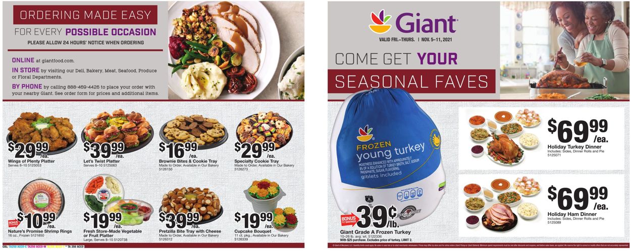 Giant Food Weekly Ad Circular - valid 11/05-11/11/2021 (Page 13)