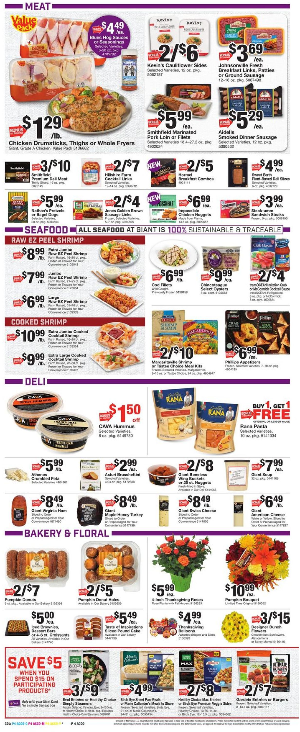 Giant Food Weekly Ad Circular - valid 11/12-11/18/2021 (Page 7)