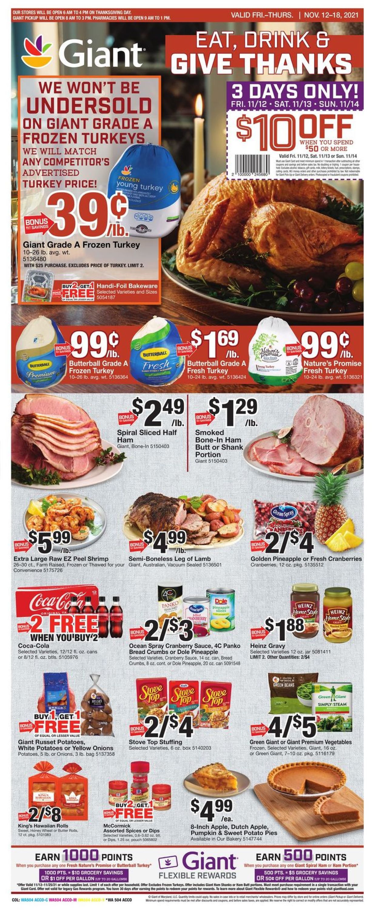 Giant Food Weekly Ad Circular - valid 11/12-11/18/2021 (Page 22)